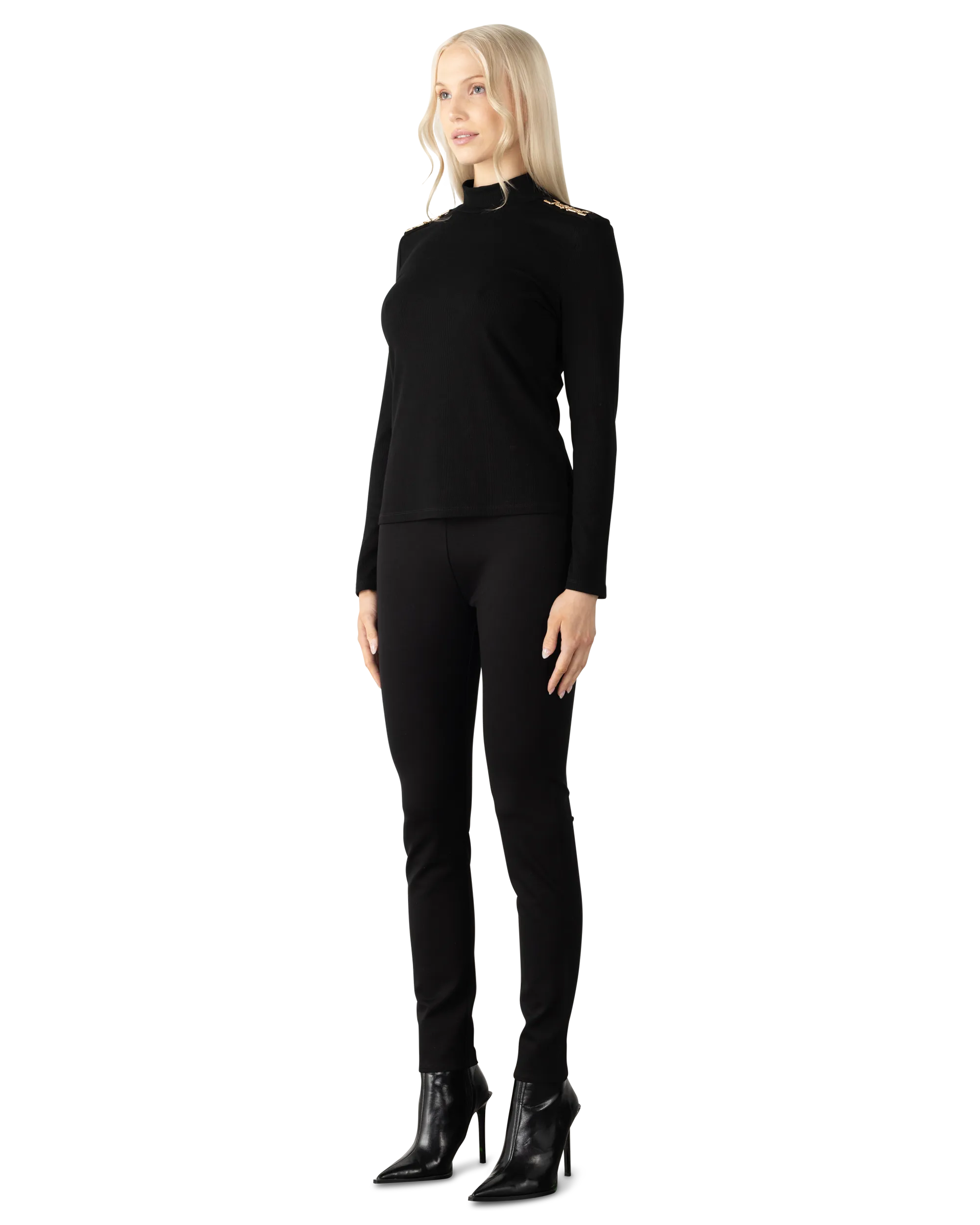 Generation Love Alianna Black Turtleneck Sweater