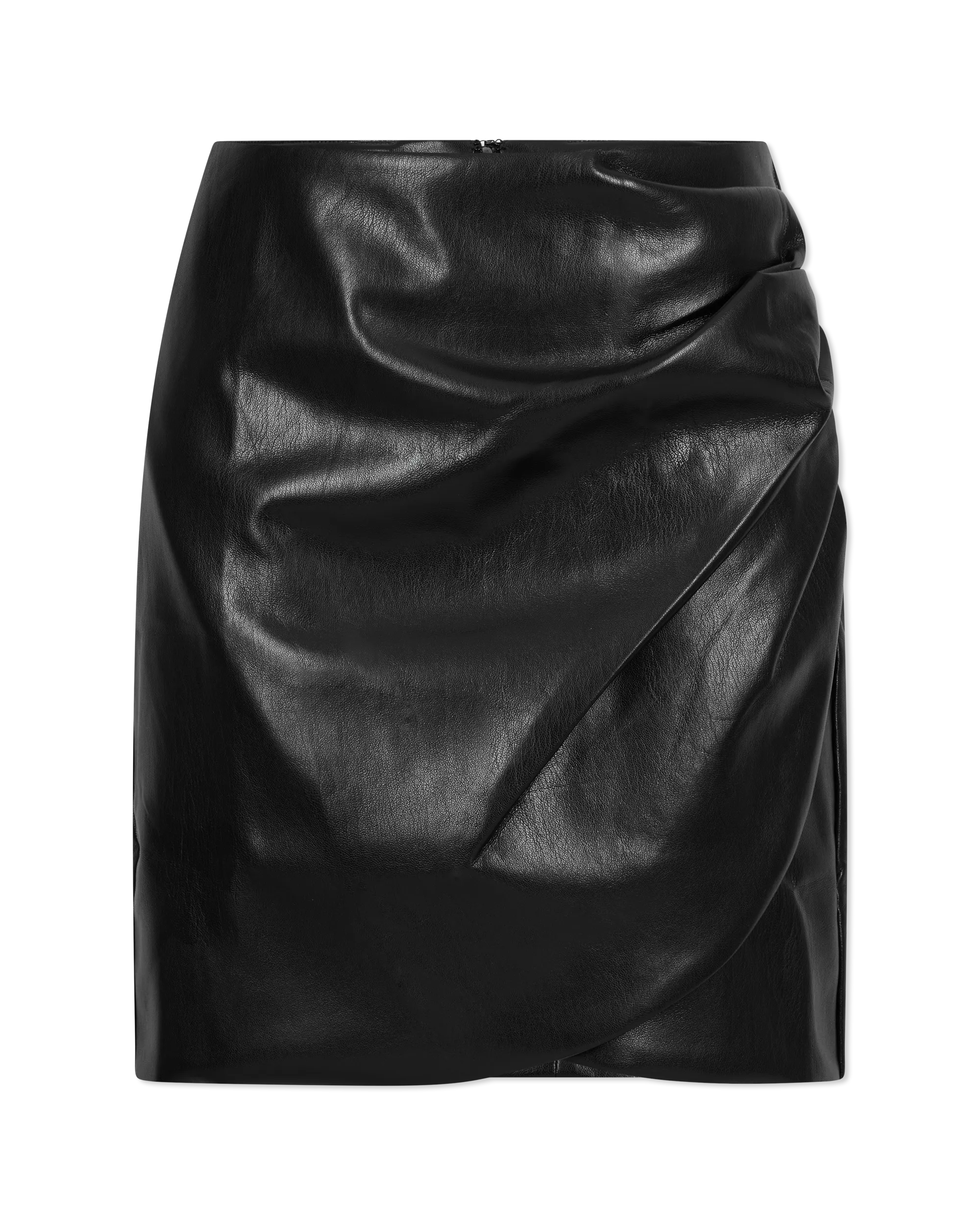 Shyann Vegan Leather Mini Skirt - DIHSAN
