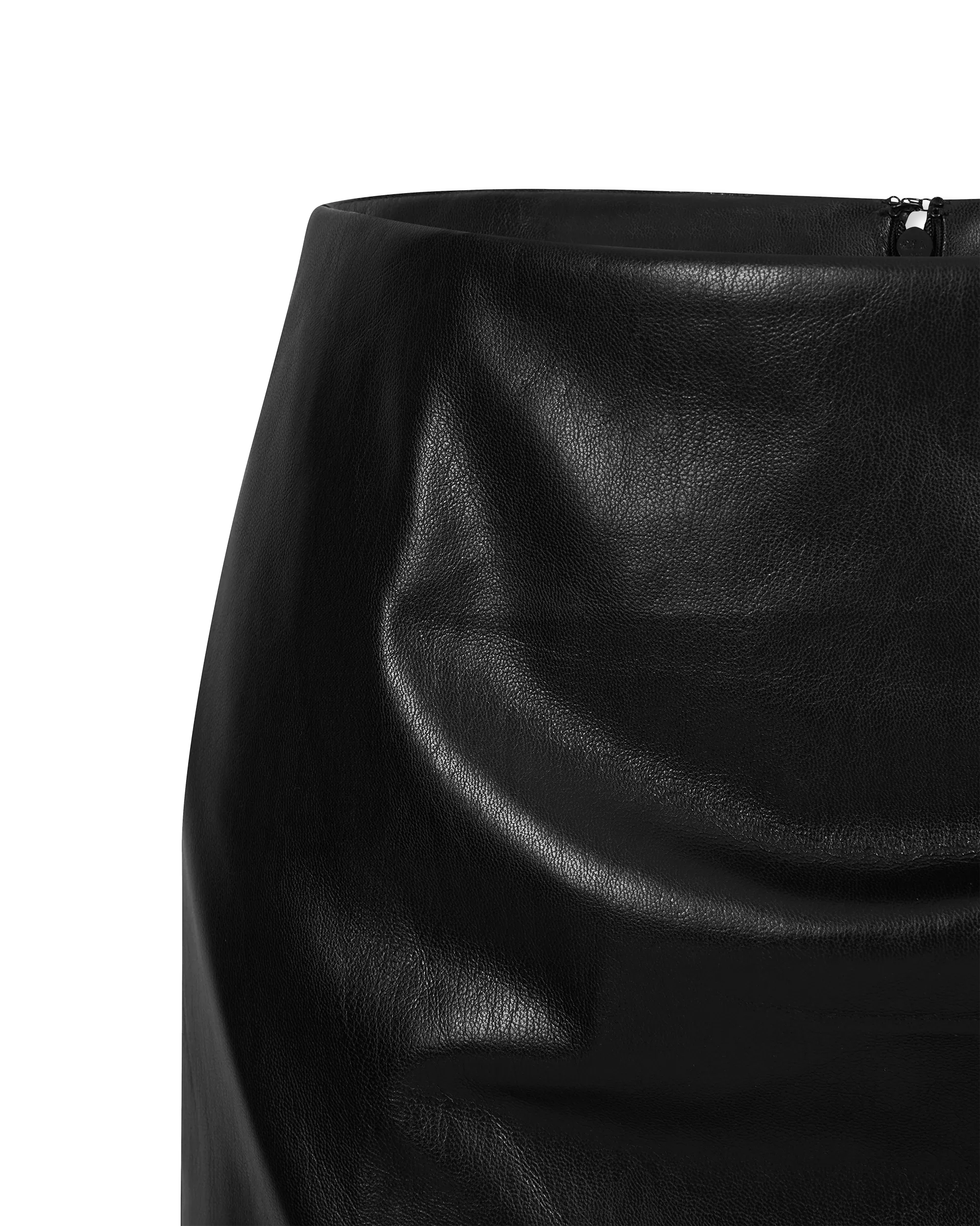 Shyann Vegan Leather Mini Skirt - DIHSAN