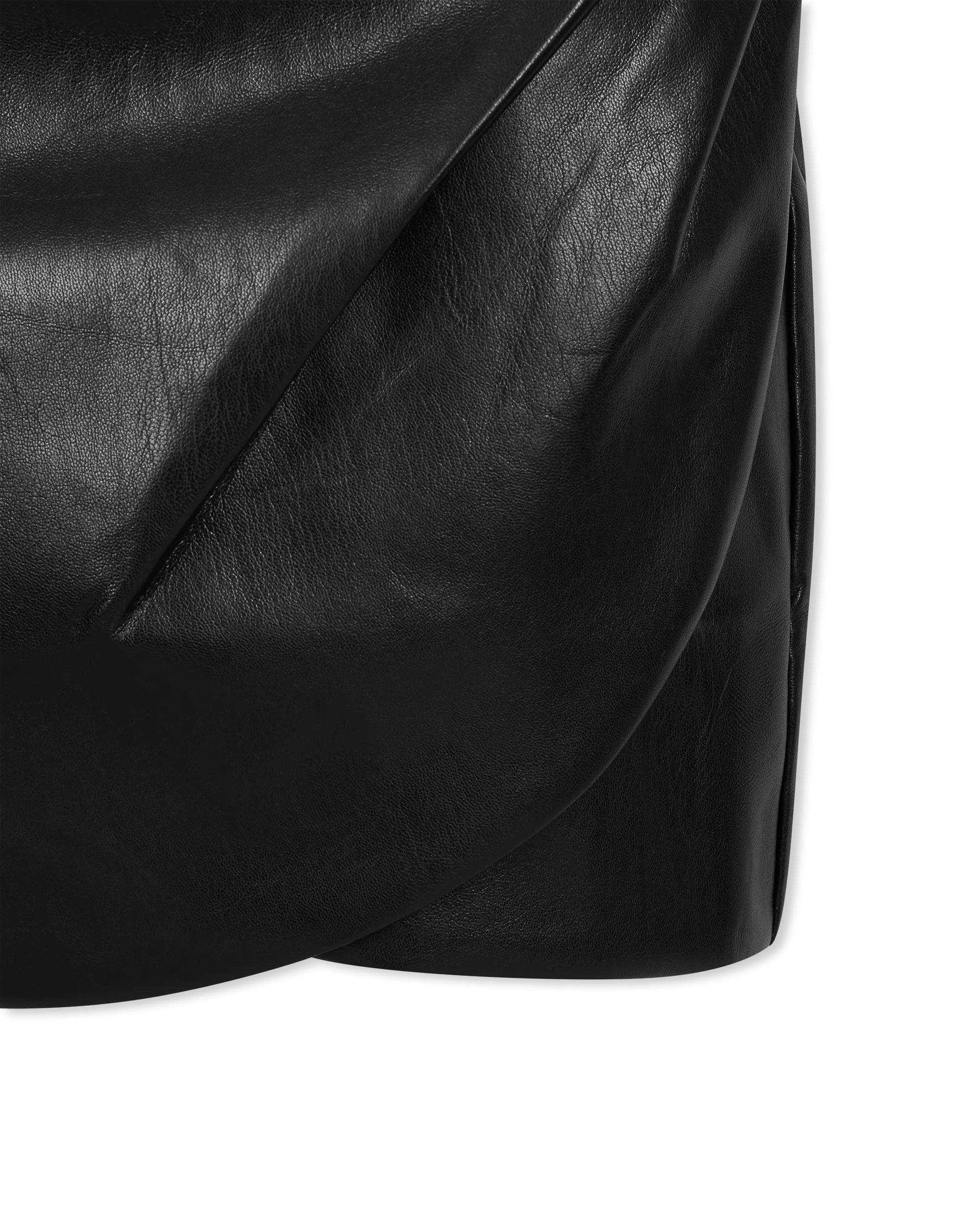 Shyann Vegan Leather Mini Skirt - DIHSAN