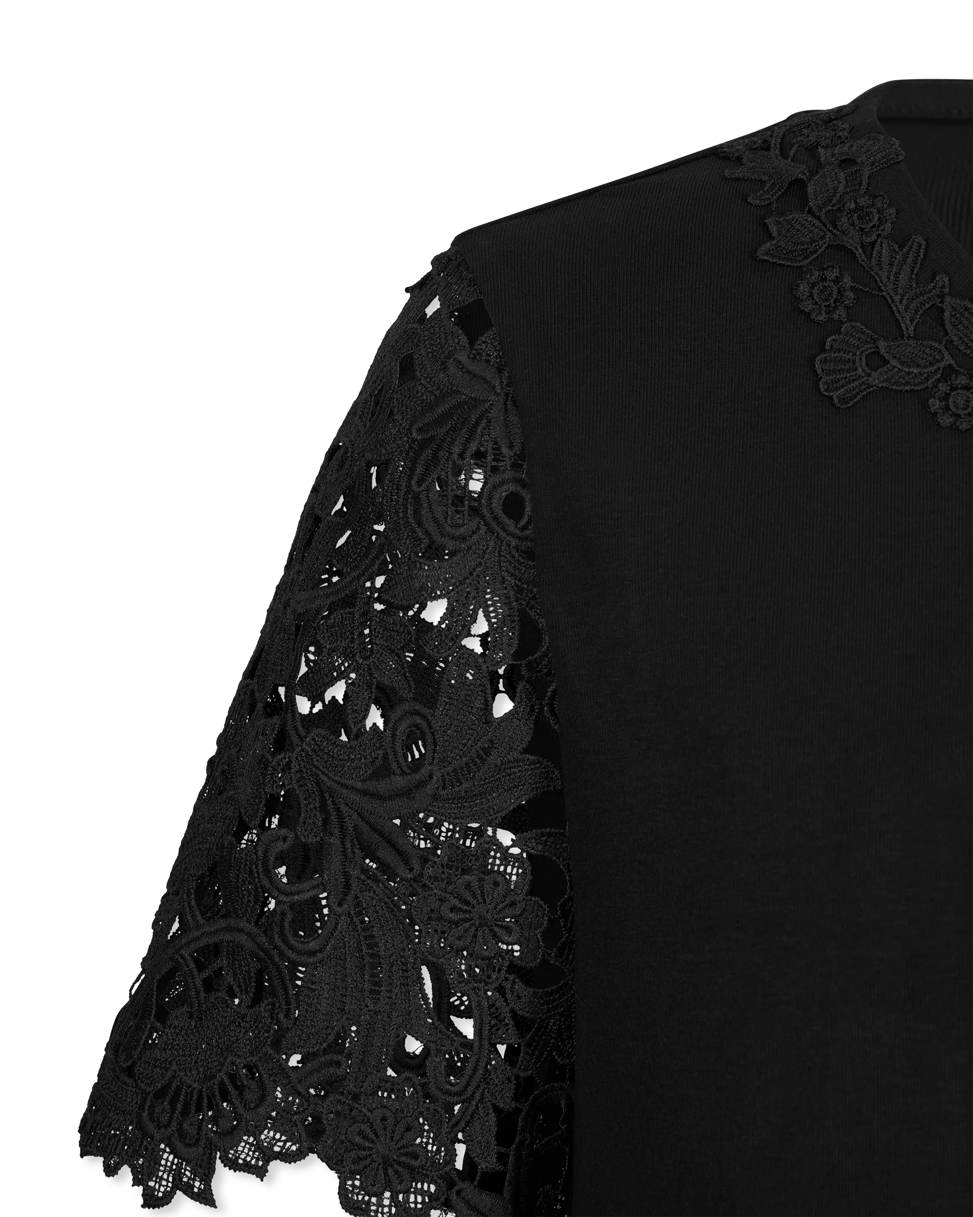 Ramona Lace Combo Top - DIHSAN