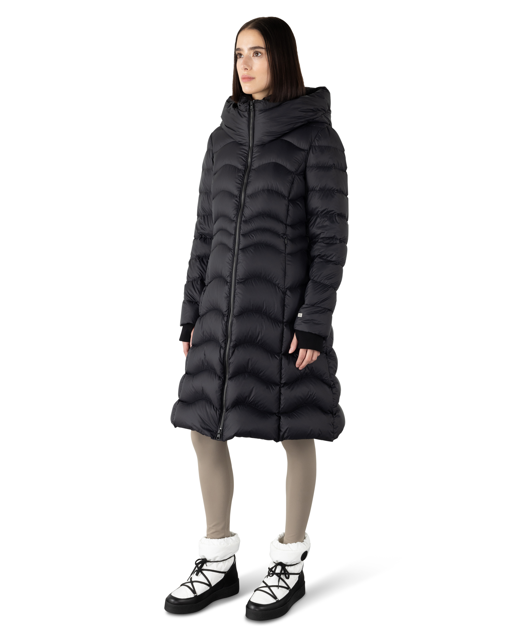 Soia and Kyo Lita-V Hooded Down Puffer Coat