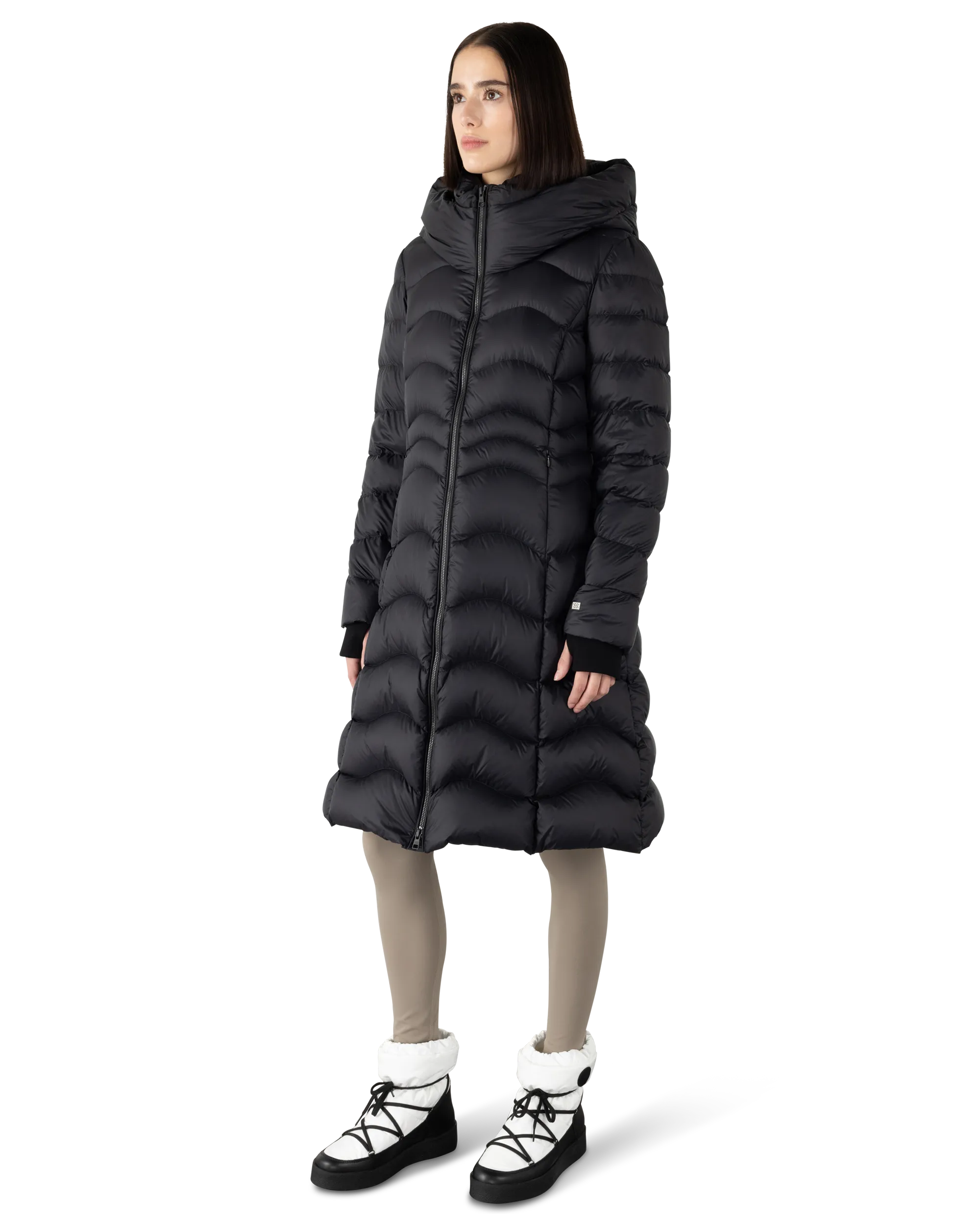 Soia and Kyo Lita-V Hooded Down Puffer Coat