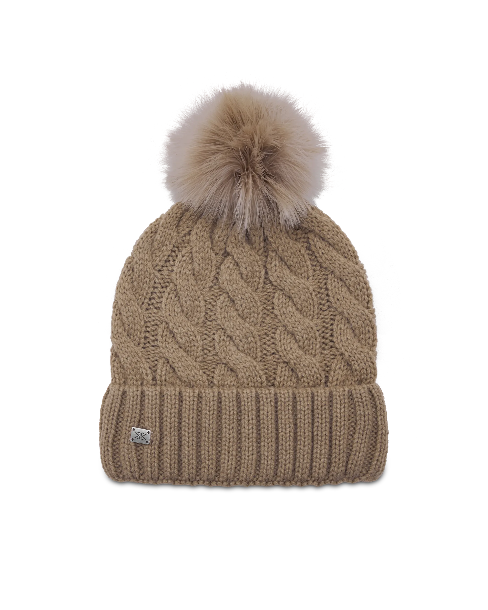 Amalie-TN Cable-Knit Toque - DIHSAN