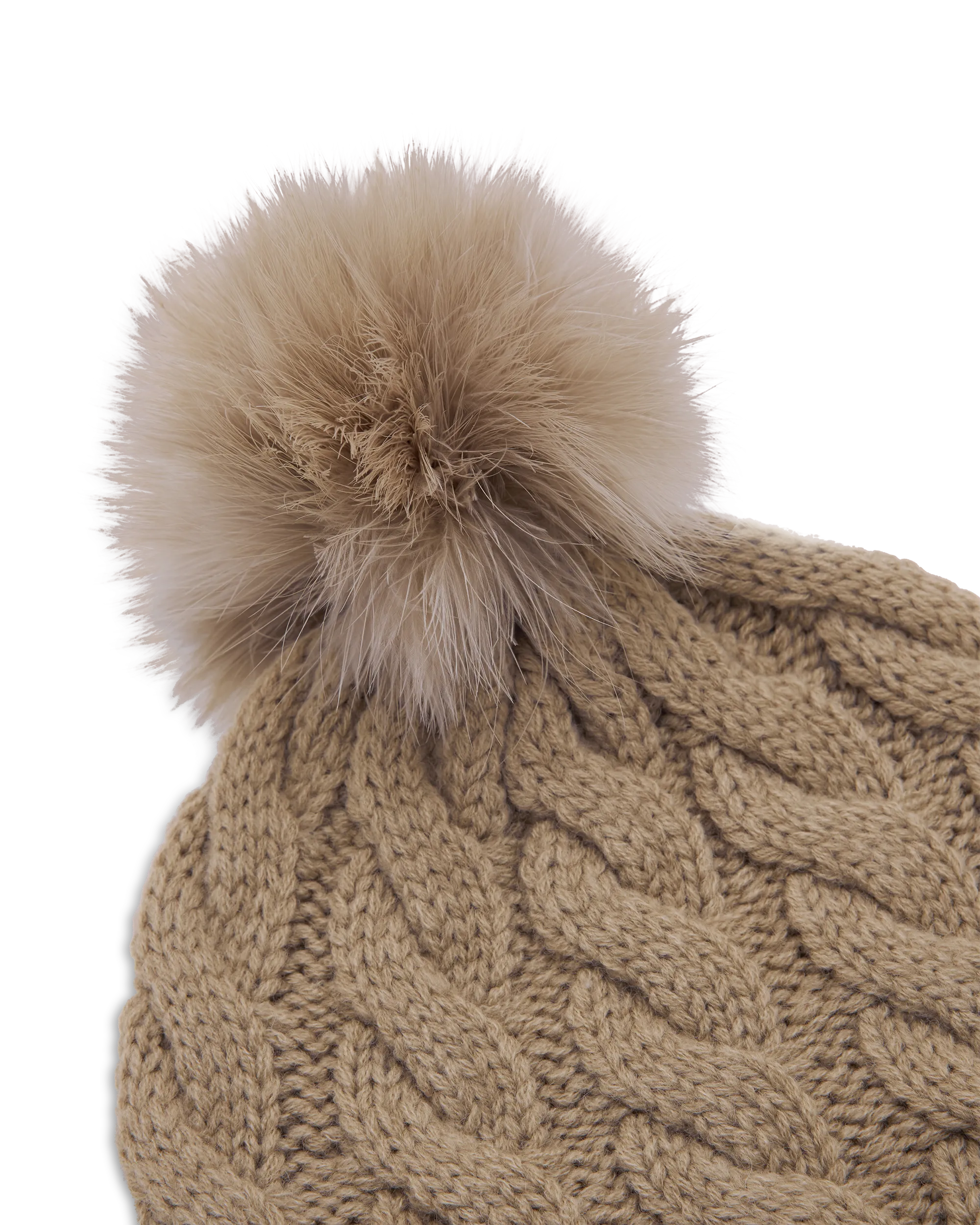 Amalie-TN Cable-Knit Toque - DIHSAN