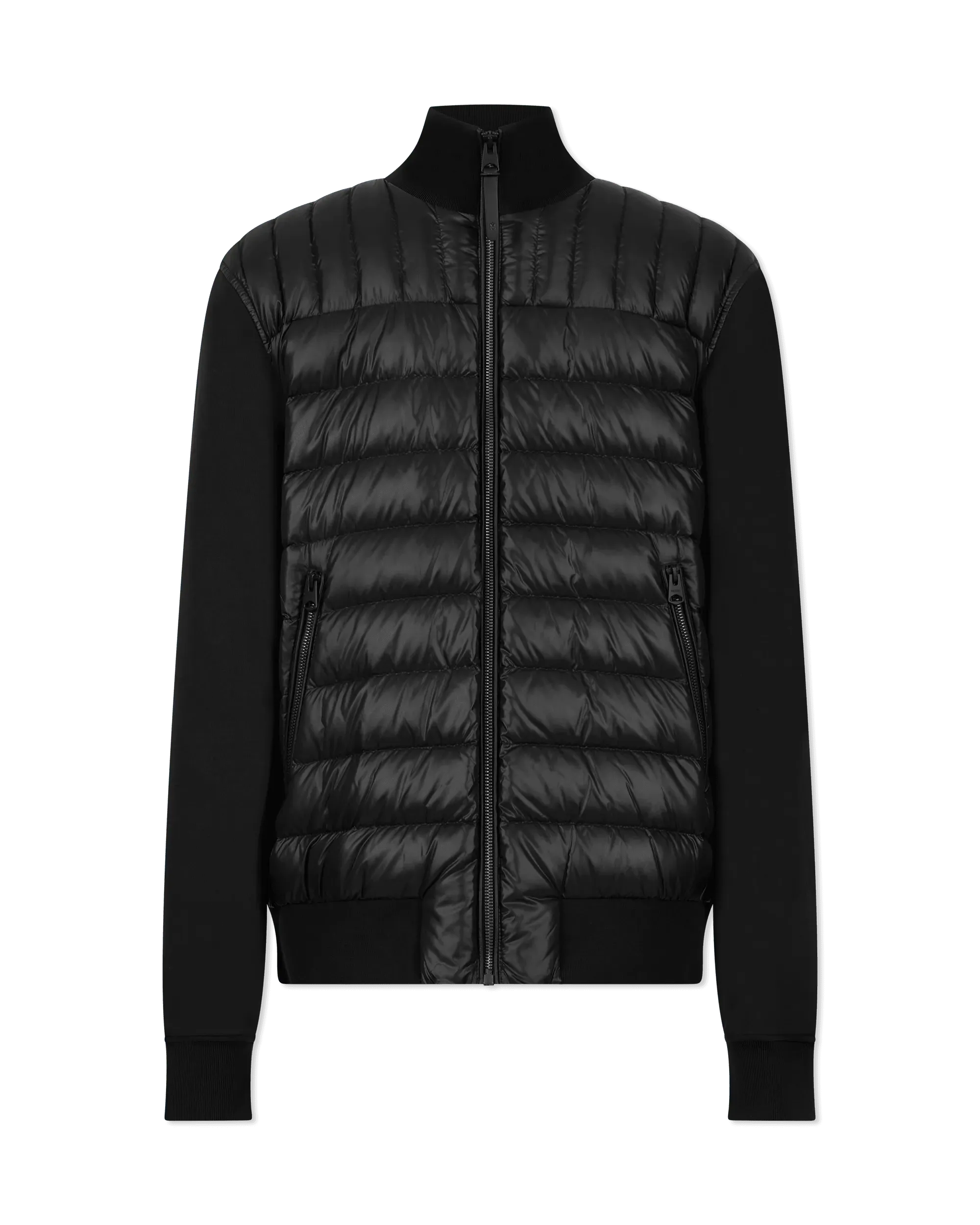 Collin-R Nano Down Mixed Media Bomber Jacket - DIHSAN