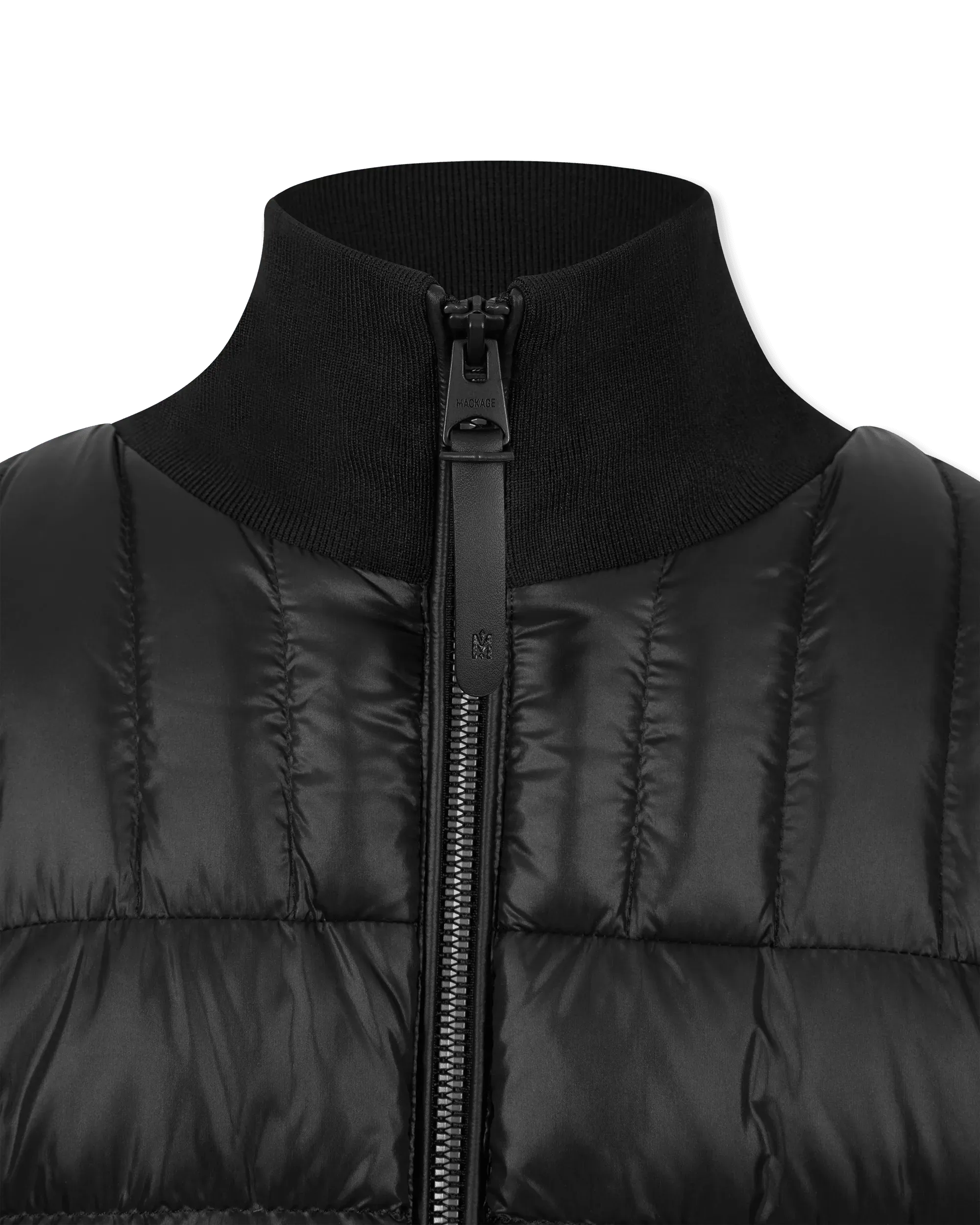 Collin-R Nano Down Mixed Media Bomber Jacket - DIHSAN