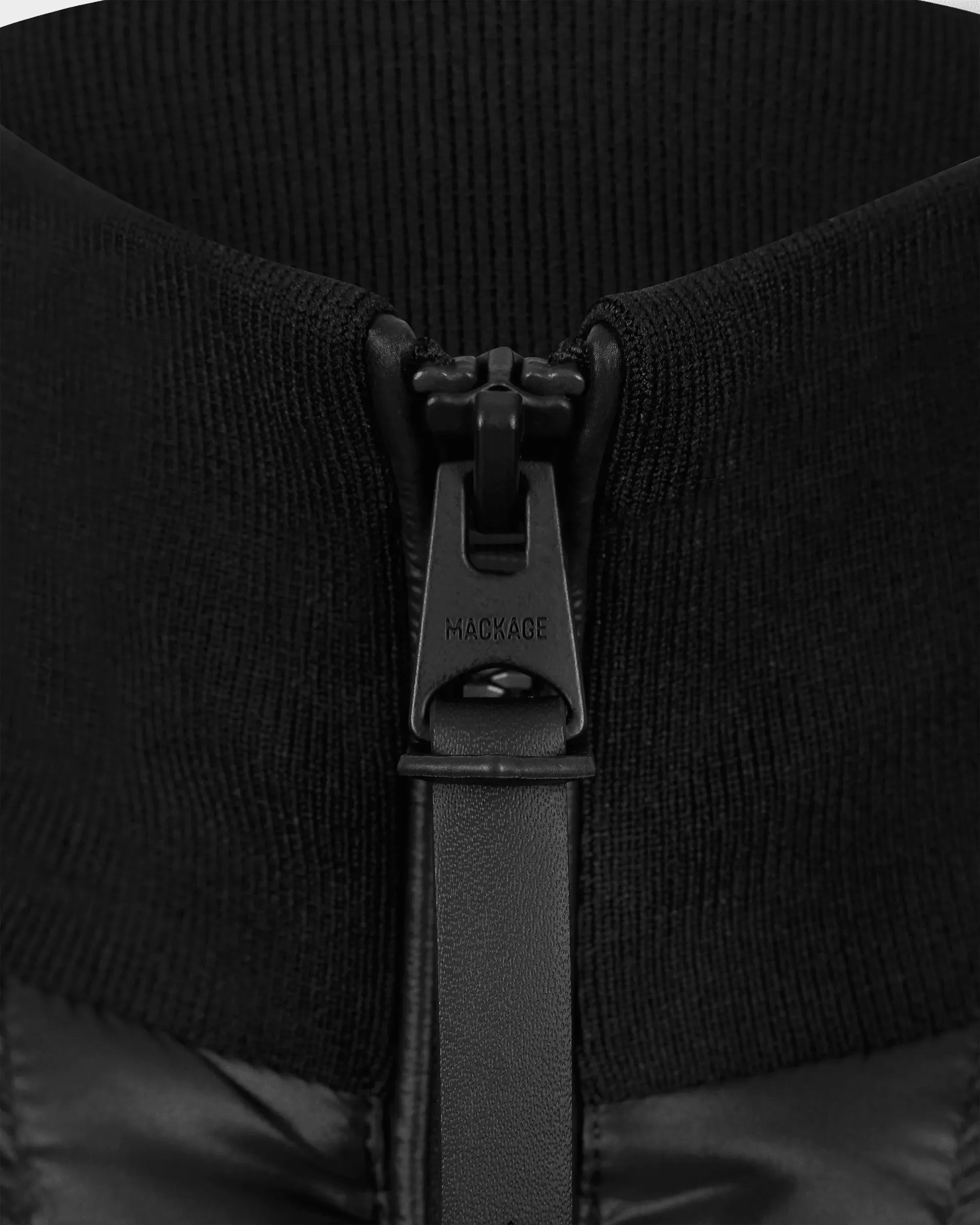 Collin-R Nano Down Mixed Media Bomber Jacket - DIHSAN