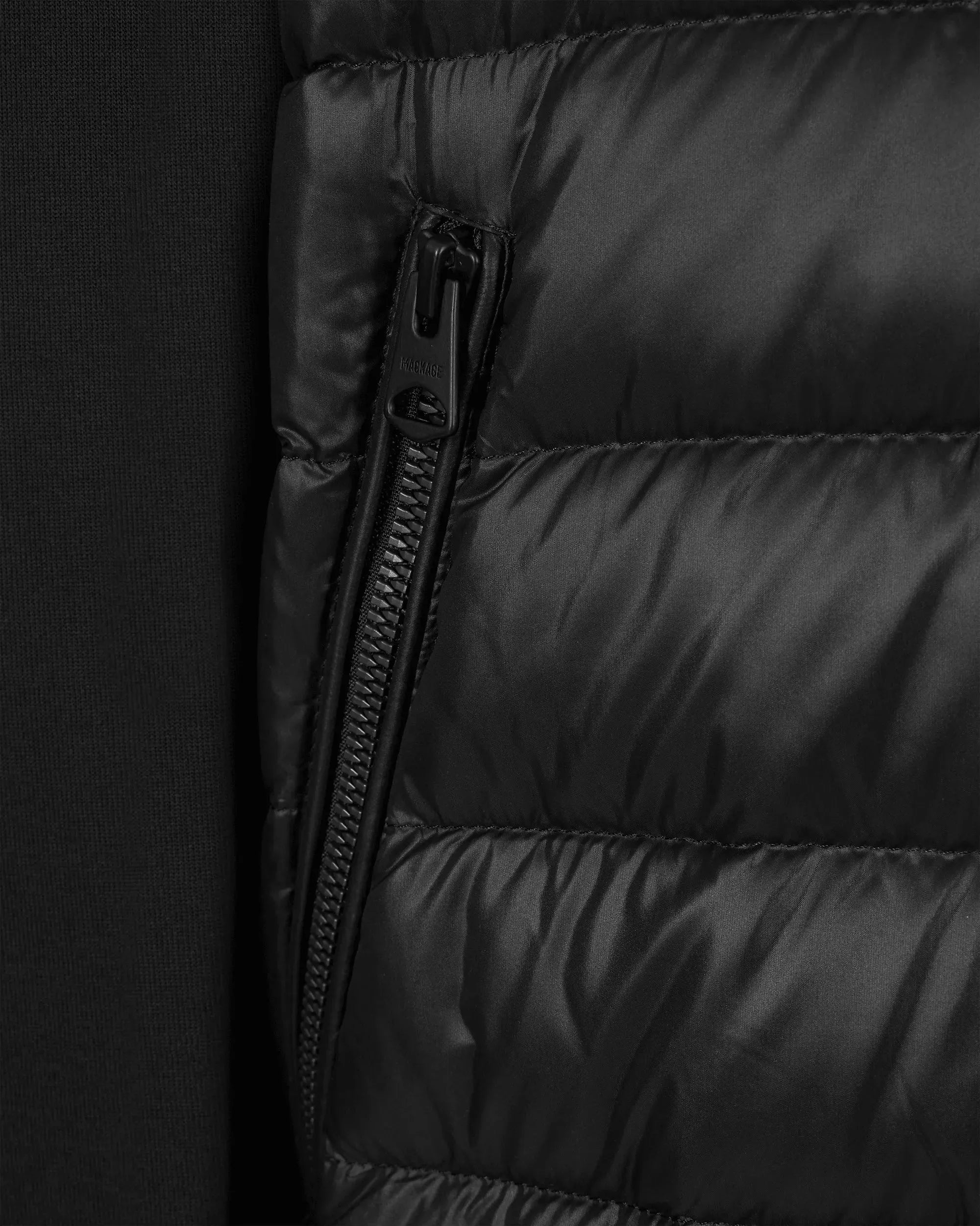 Collin-R Nano Down Mixed Media Bomber Jacket - DIHSAN