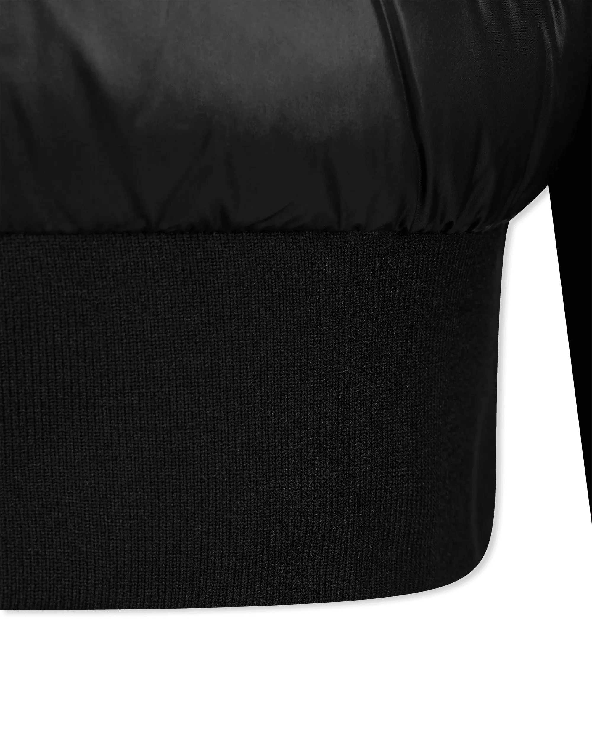 Collin-R Nano Down Mixed Media Bomber Jacket - DIHSAN