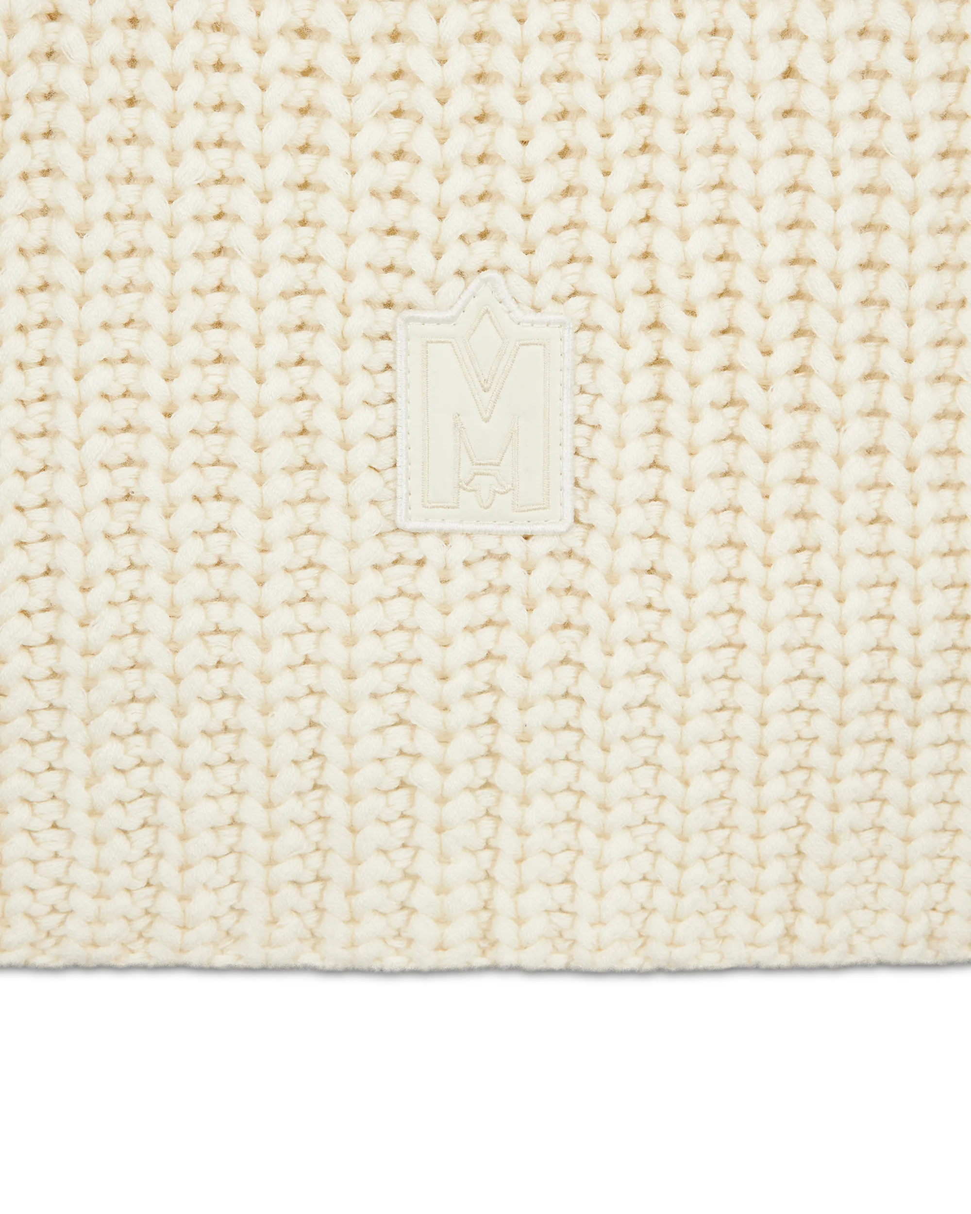 Nell Rib Knit Rectangular Scarf - DIHSAN