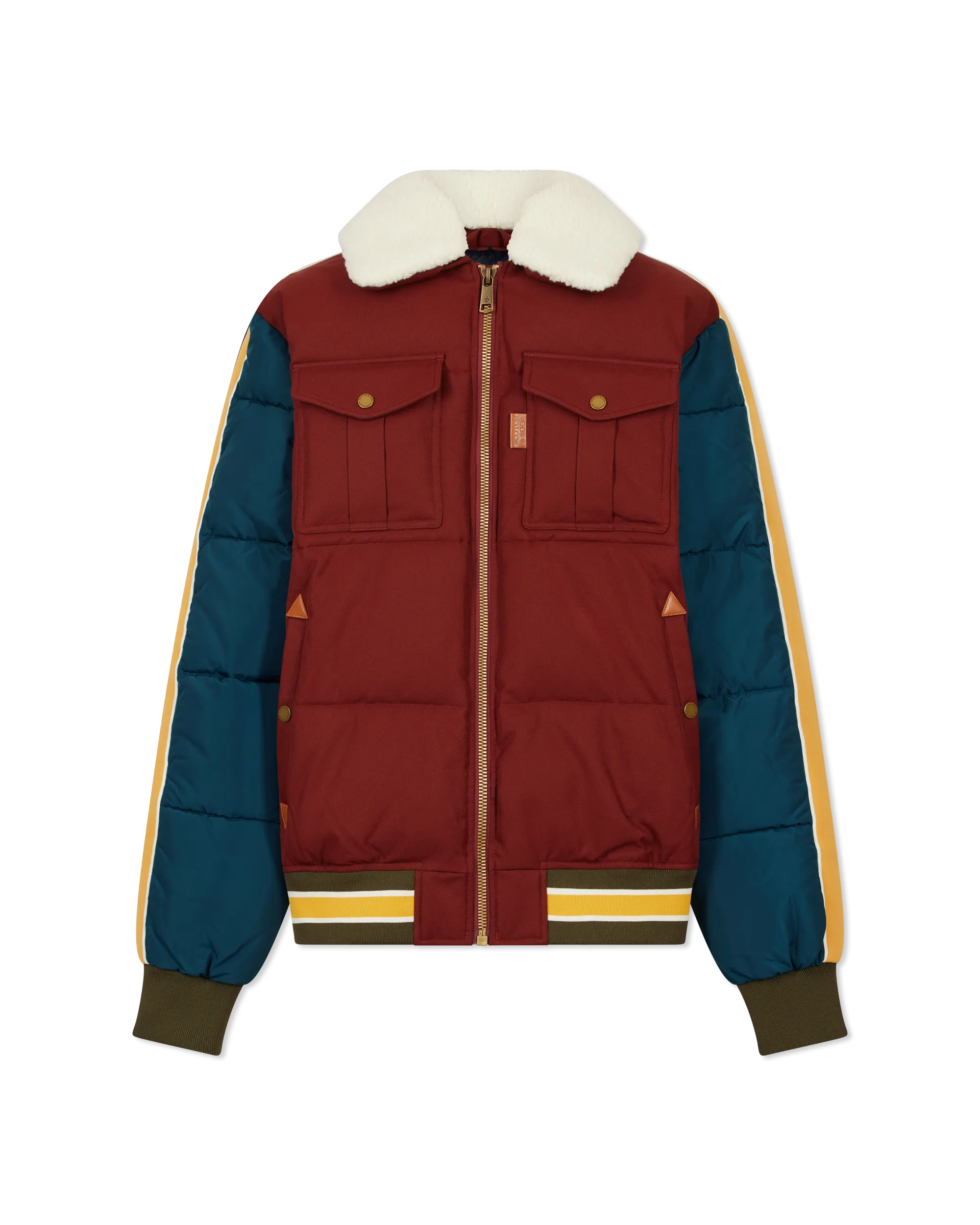 Kive Quilted Aviator Puffer Jacket - DIHSAN