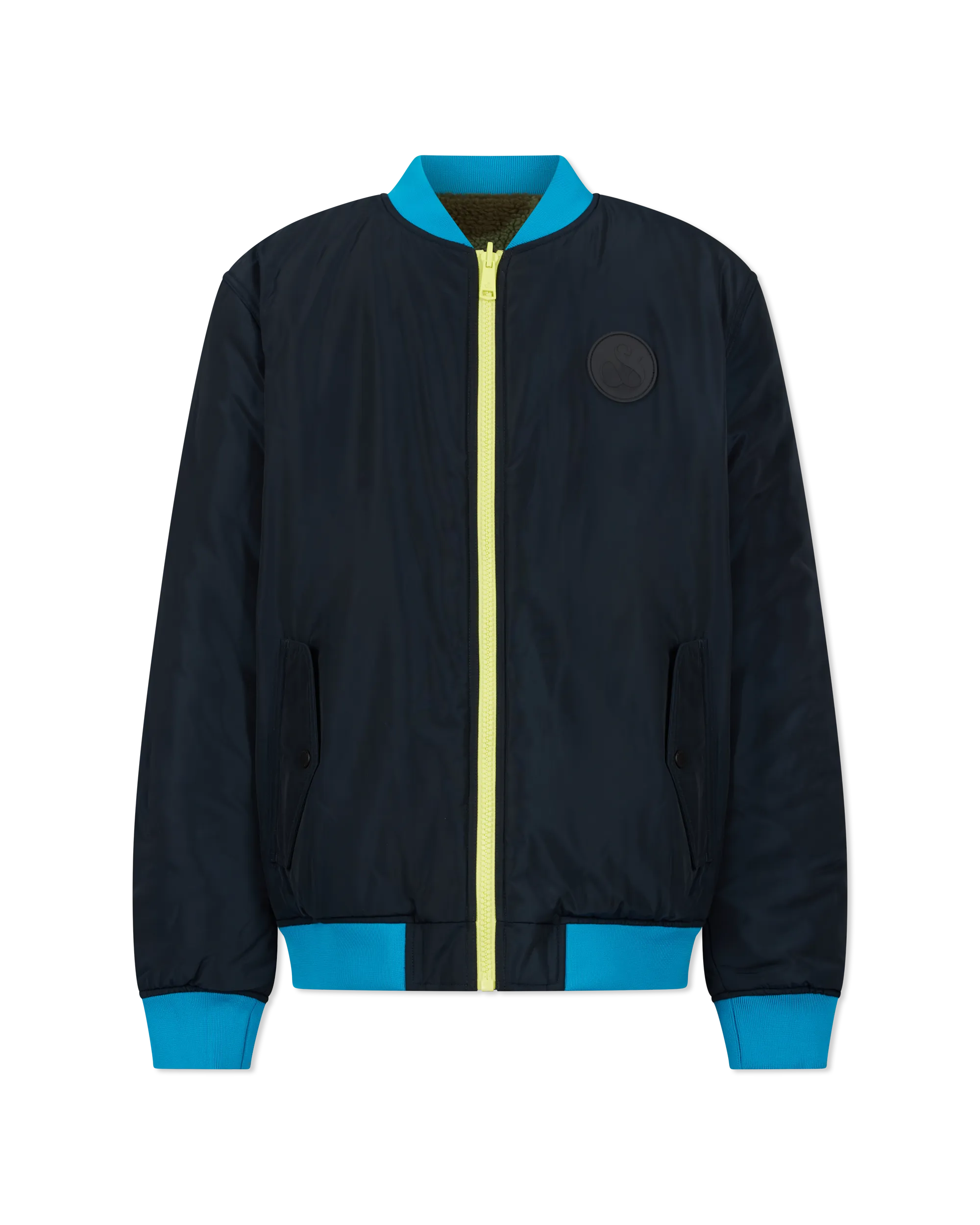 Evlon Reversible Varsity Bomber Jacket - DIHSAN