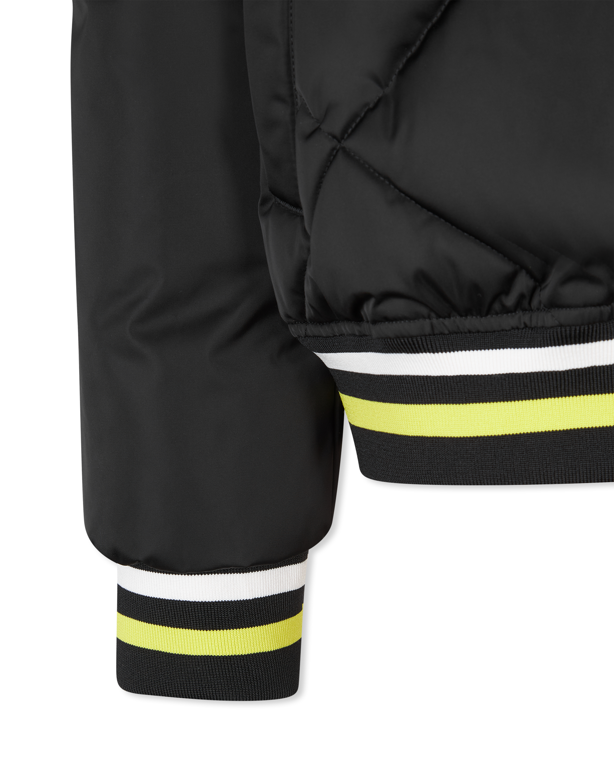 Yrachie Quilted Varsity Bomber Jacket