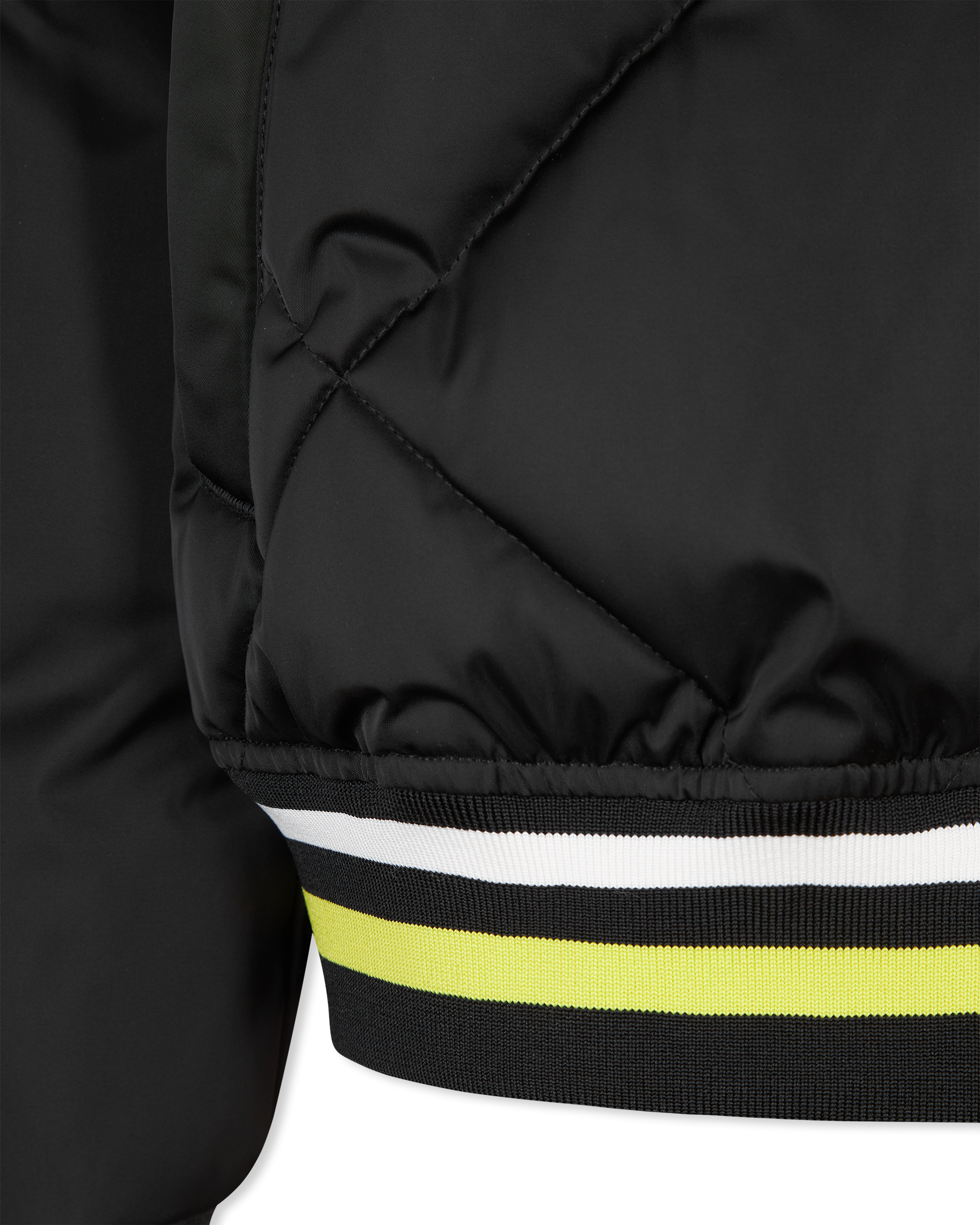 Yrachie Quilted Varsity Bomber Jacket