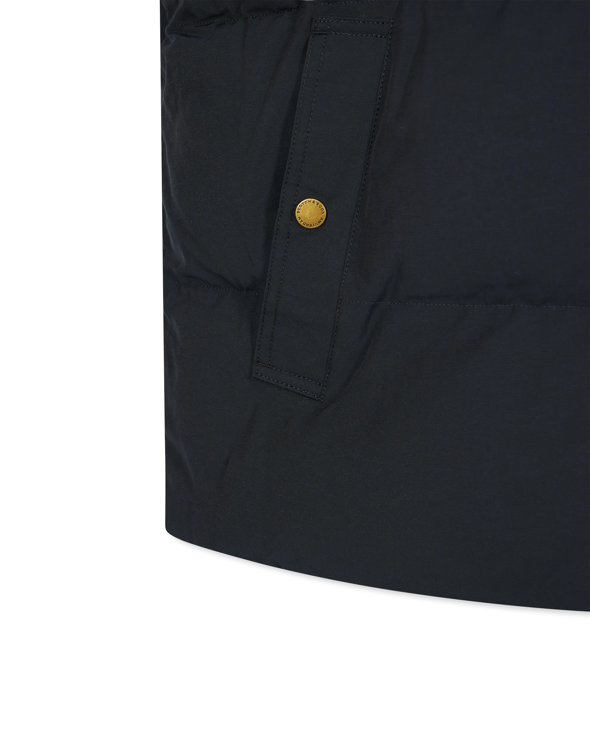 Ovela Mixed Media Quilted Vest - DIHSAN