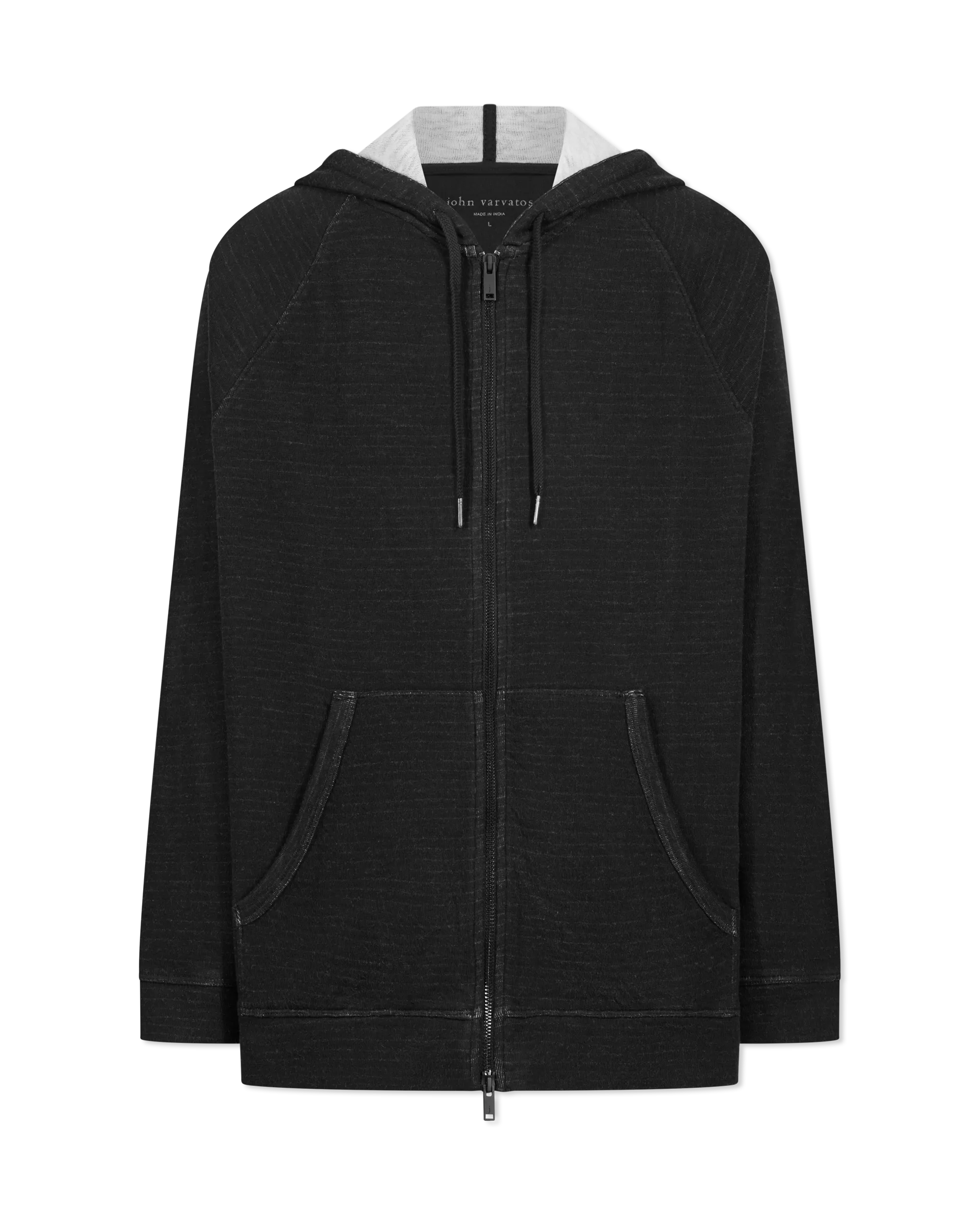 Double Knit Plaited Providence Hoodie - DIHSAN