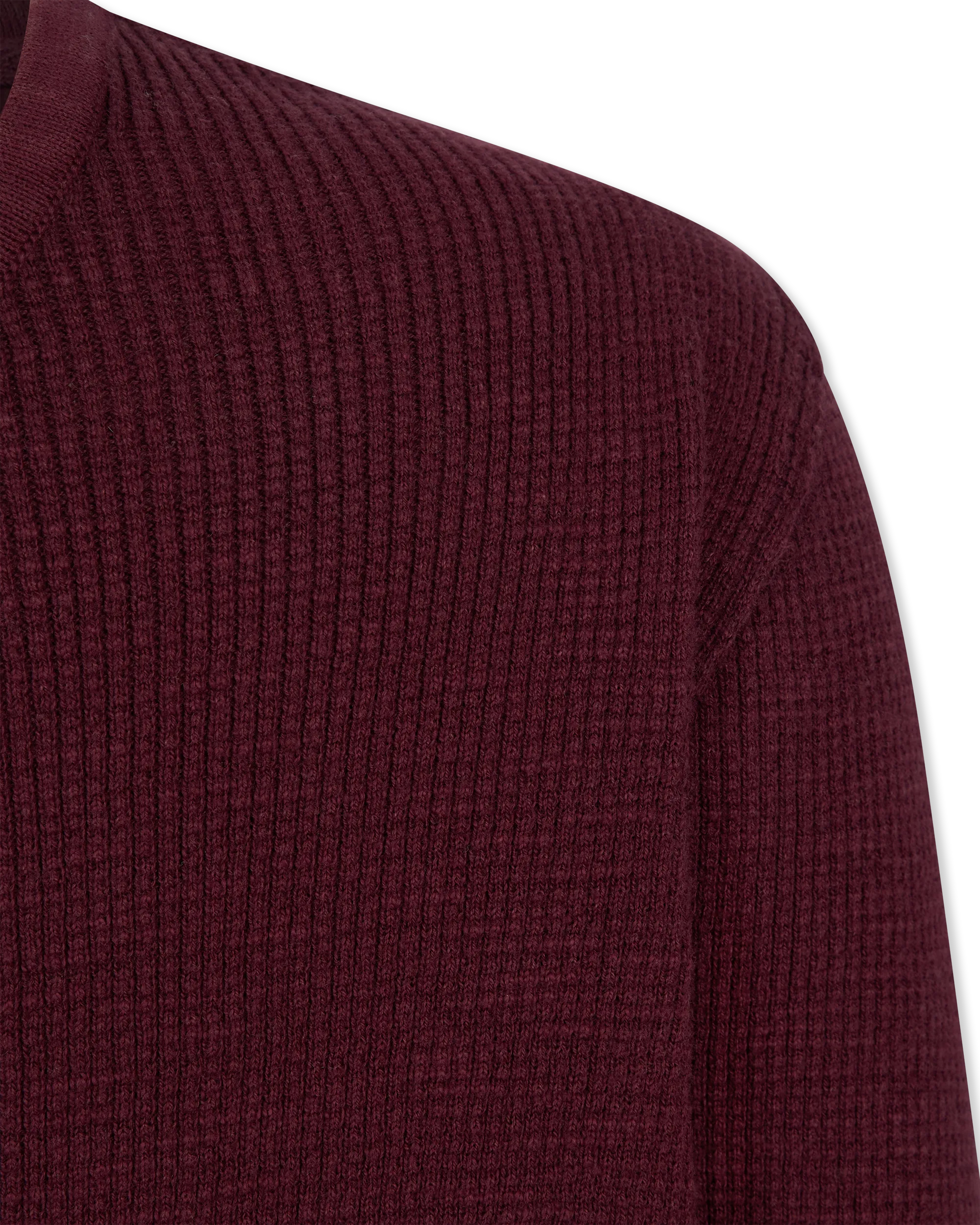 Memphis Waffle Henley - DIHSAN
