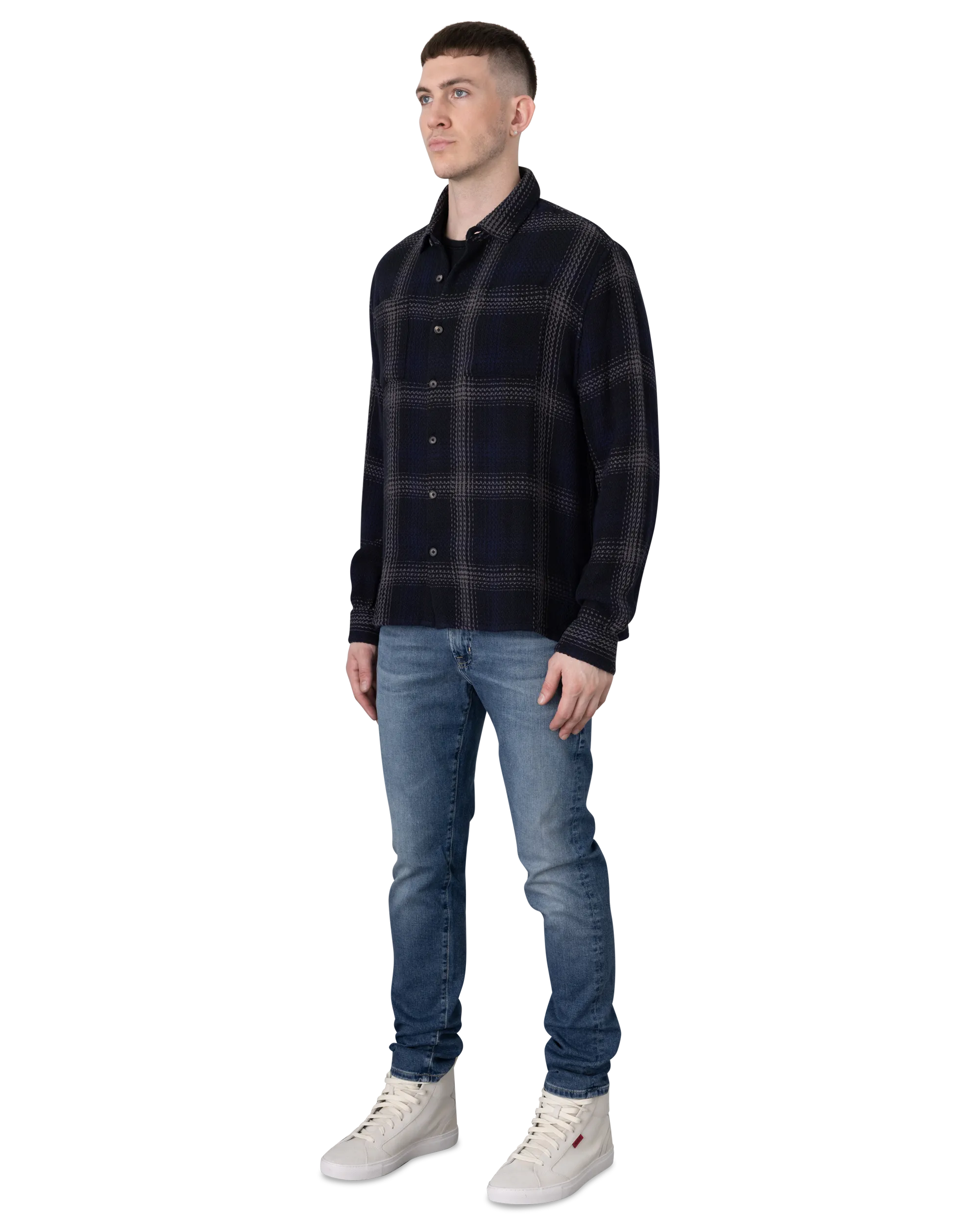 Cole Large Plaid Printed Shirt