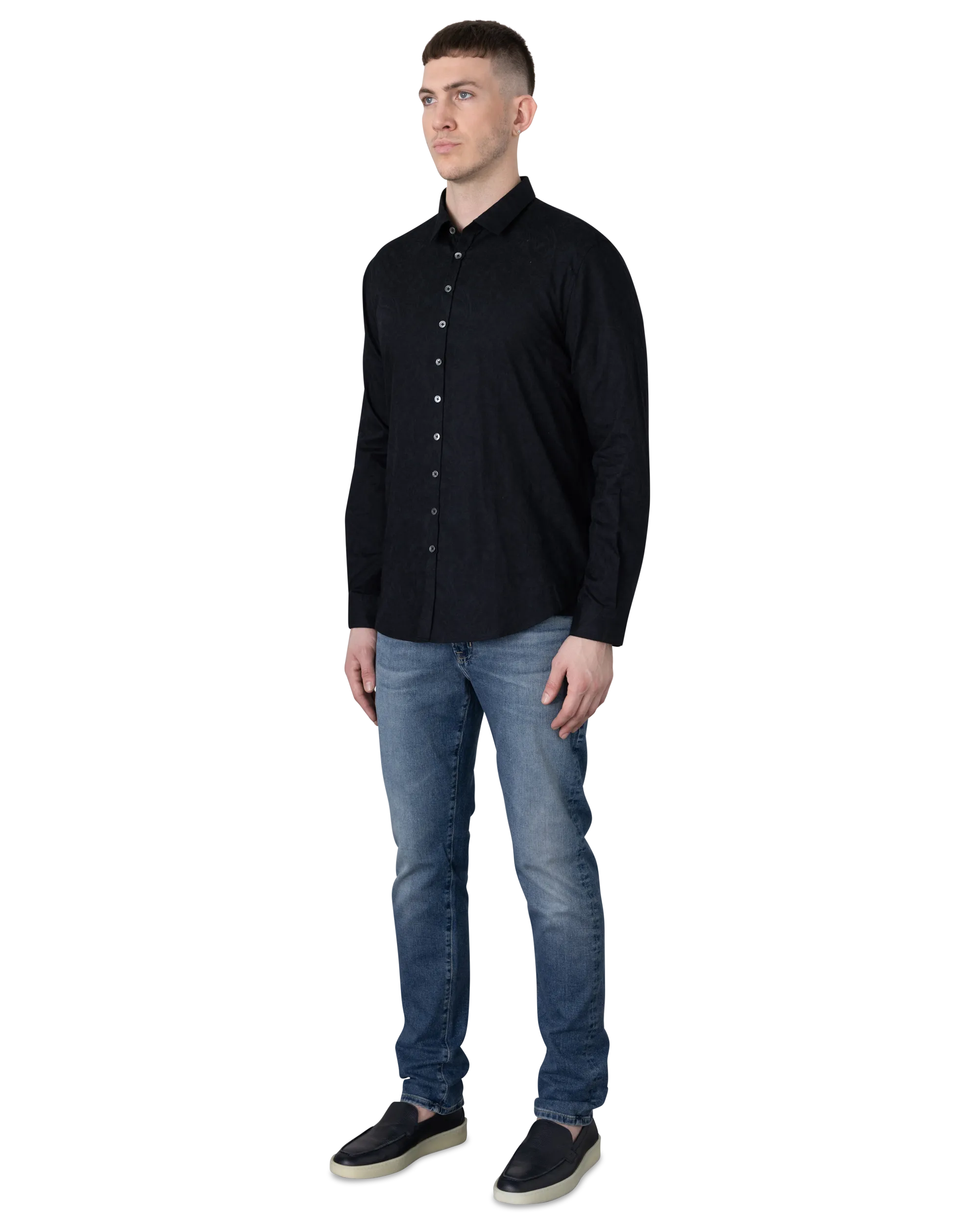 Bucks Multi Button Slim Fit Shirt