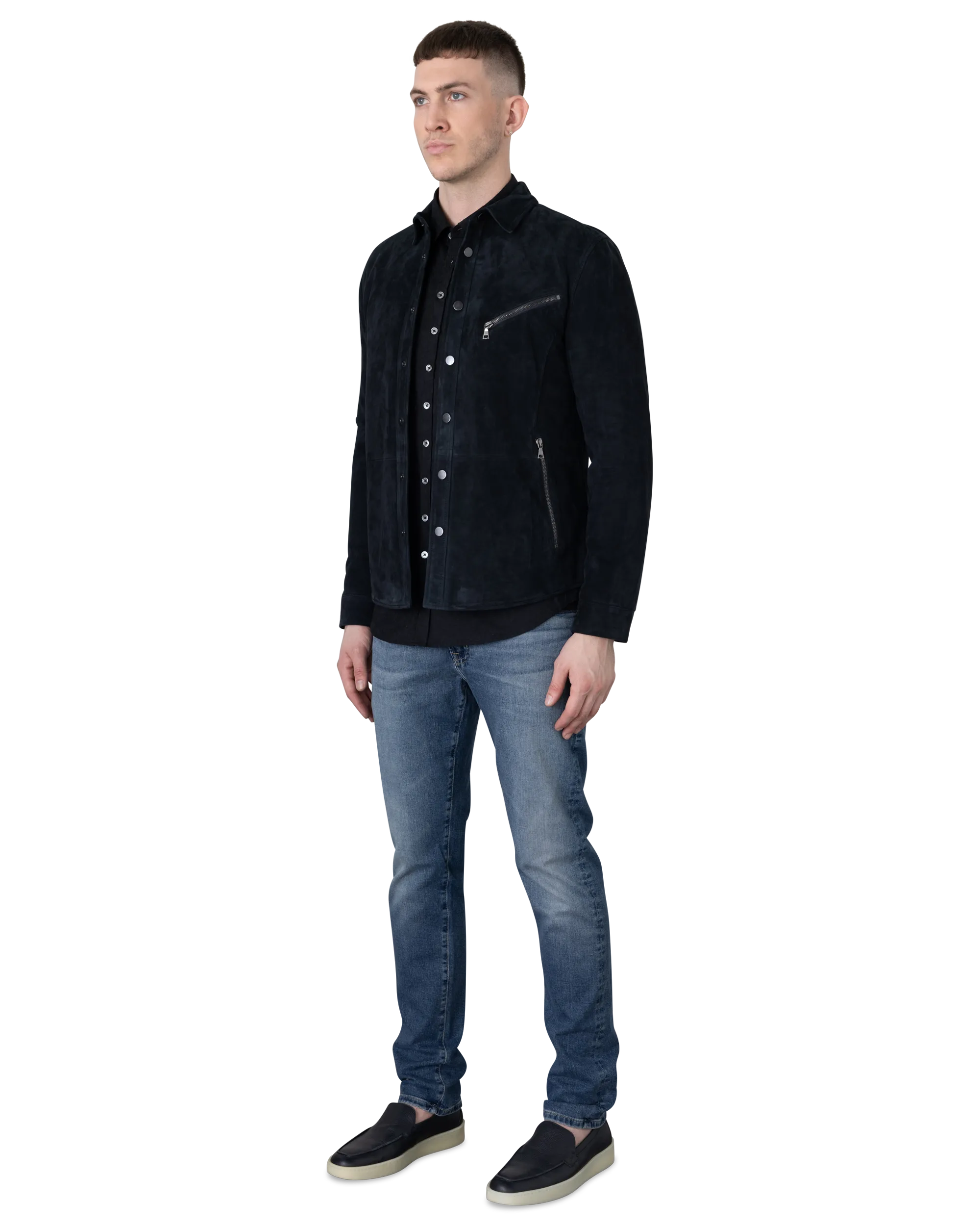 Kadd Suede Shirt Jacket