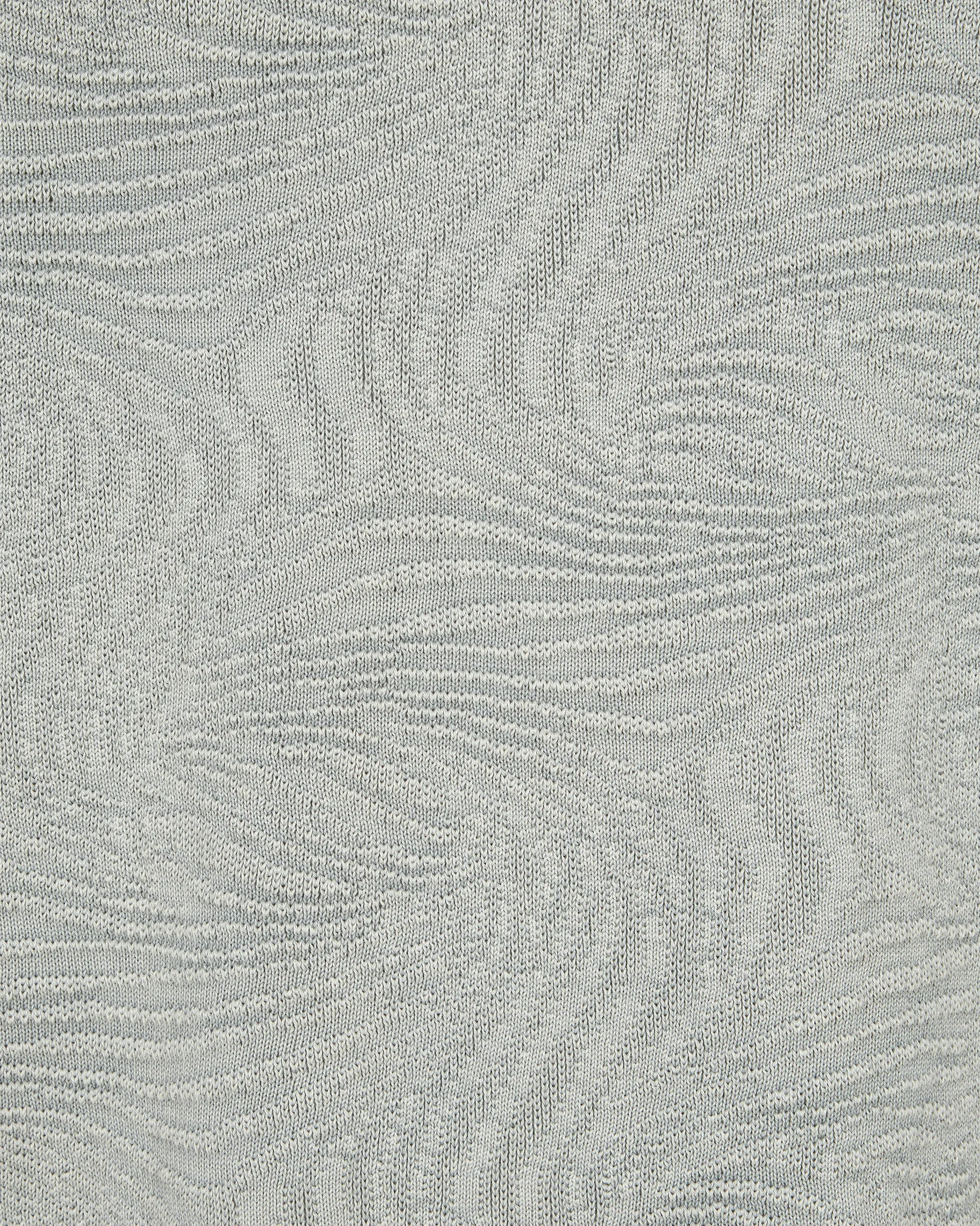 Long Sleeve Wave Texture Crewneck Sweater - DIHSAN