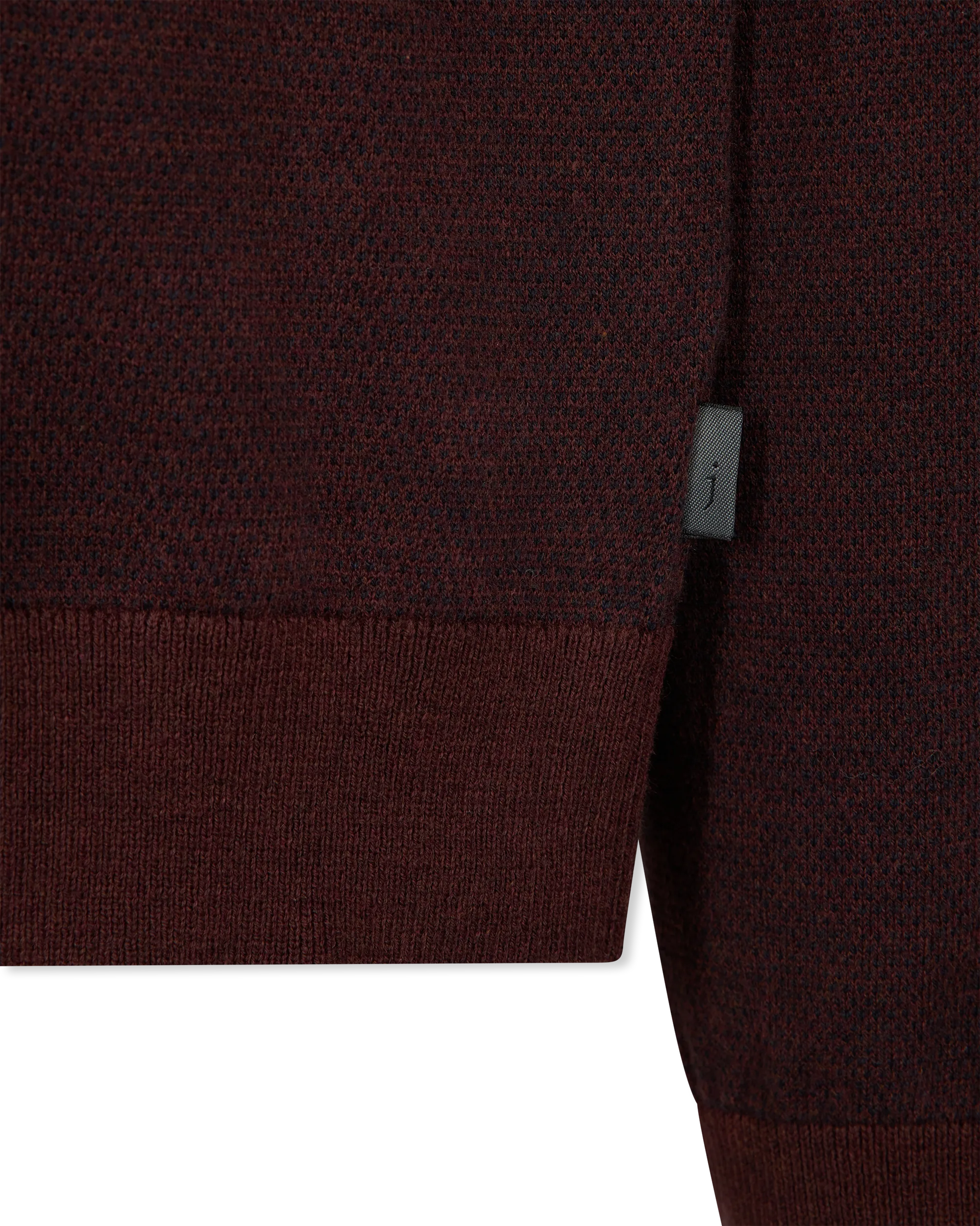 Grand Birdseye Half-Zip Sweater - DIHSAN