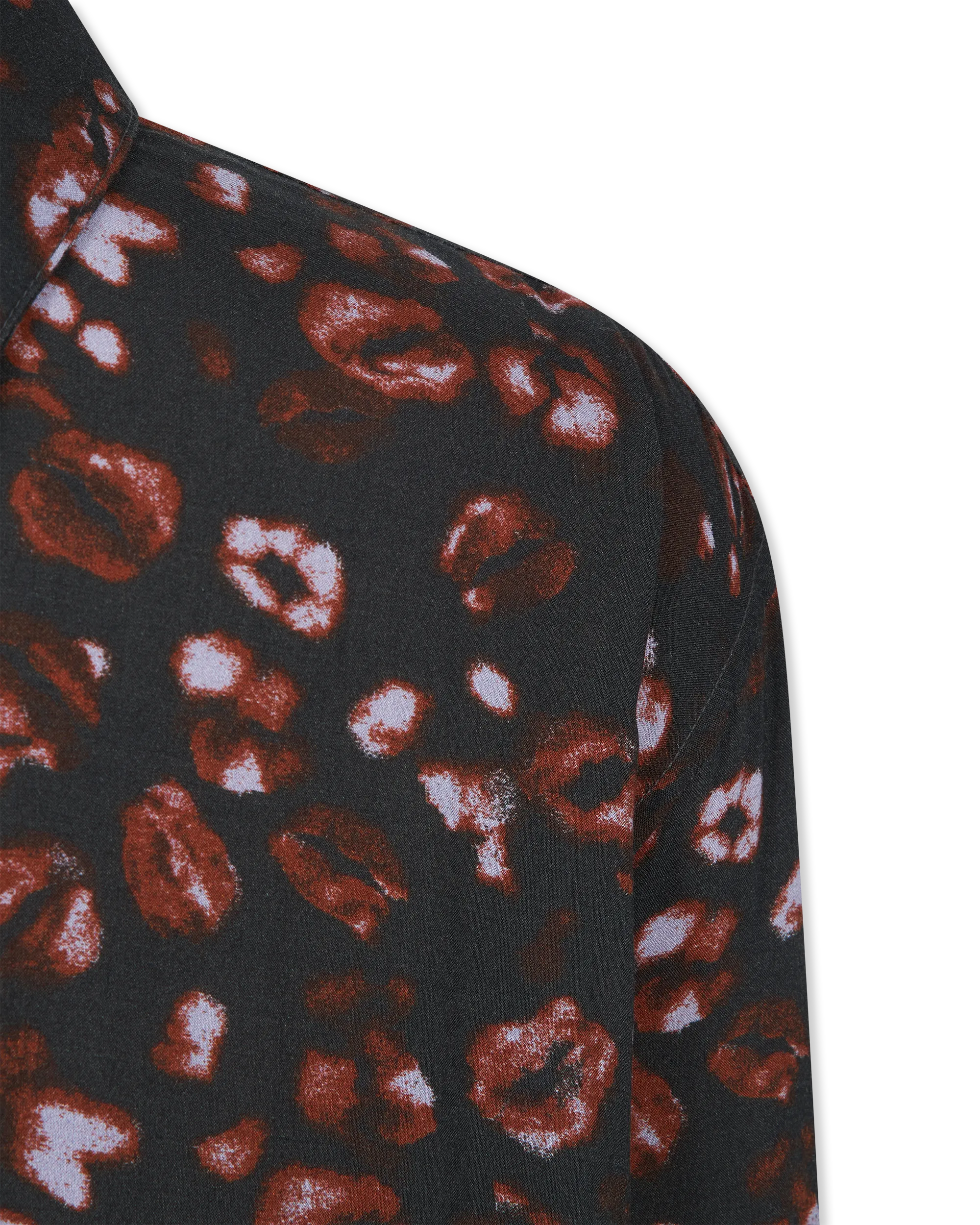 Rodney Kiss Printed Long Sleeve Shirt - DIHSAN