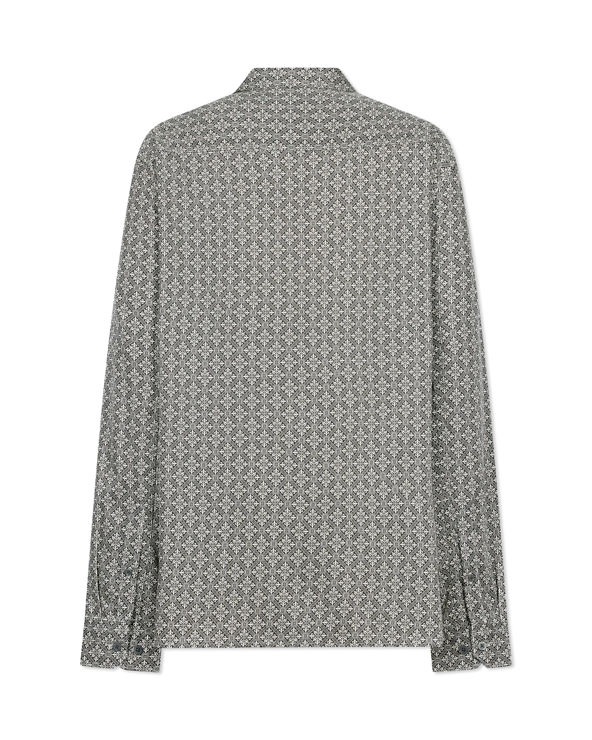 Rodney Foulard Printed Long Sleeve Shirt - DIHSAN