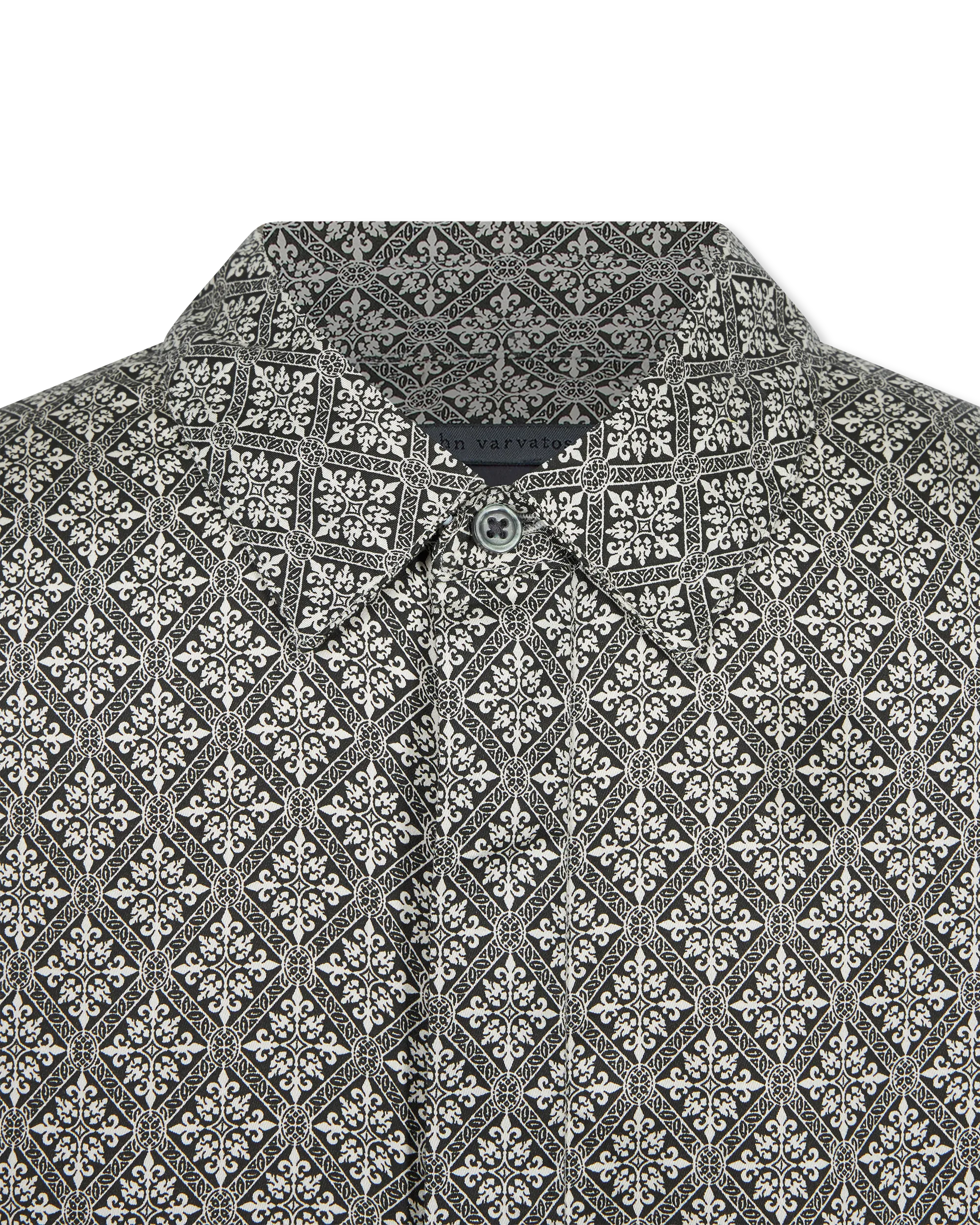 Rodney Foulard Printed Long Sleeve Shirt - DIHSAN