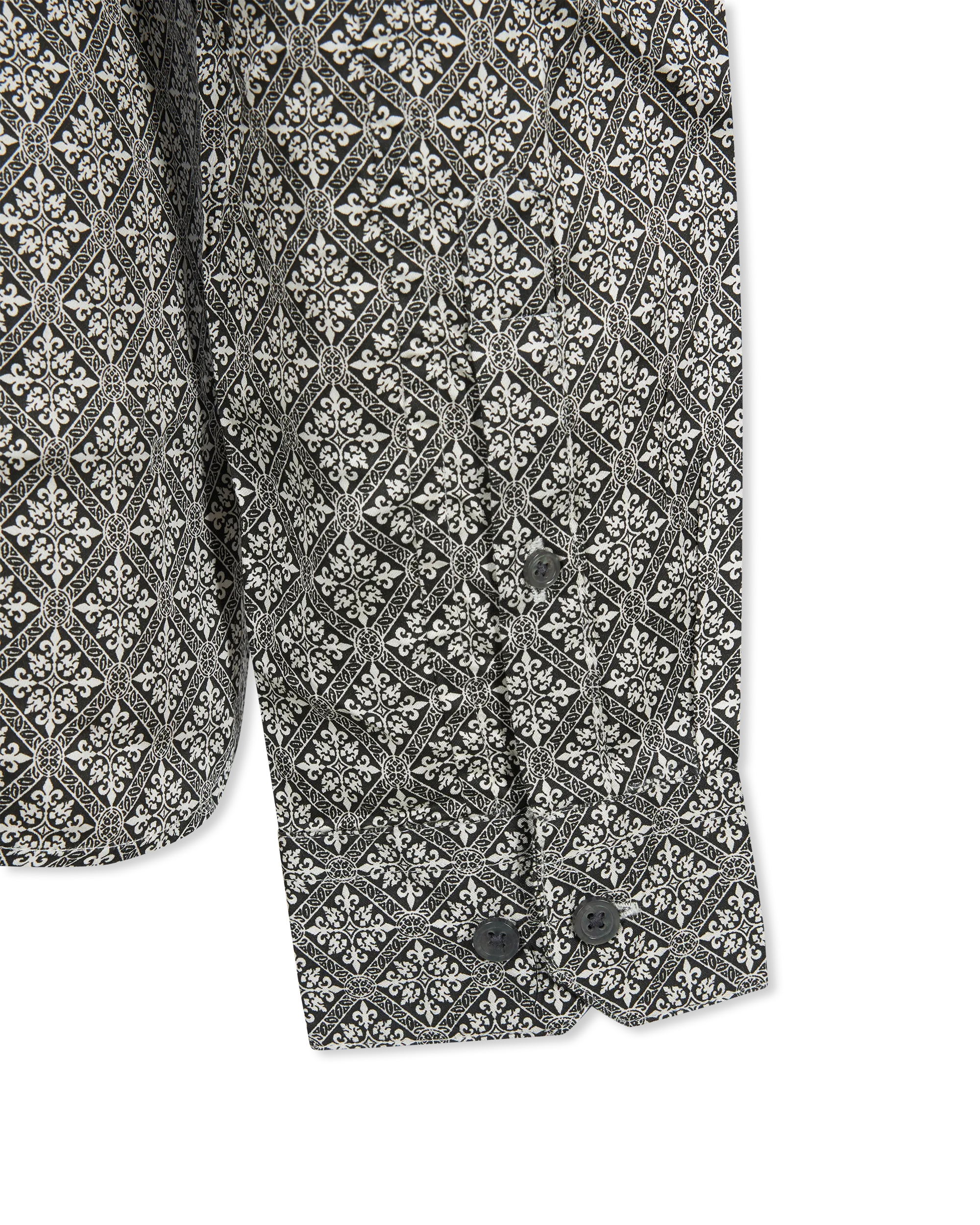 Rodney Foulard Printed Long Sleeve Shirt - DIHSAN