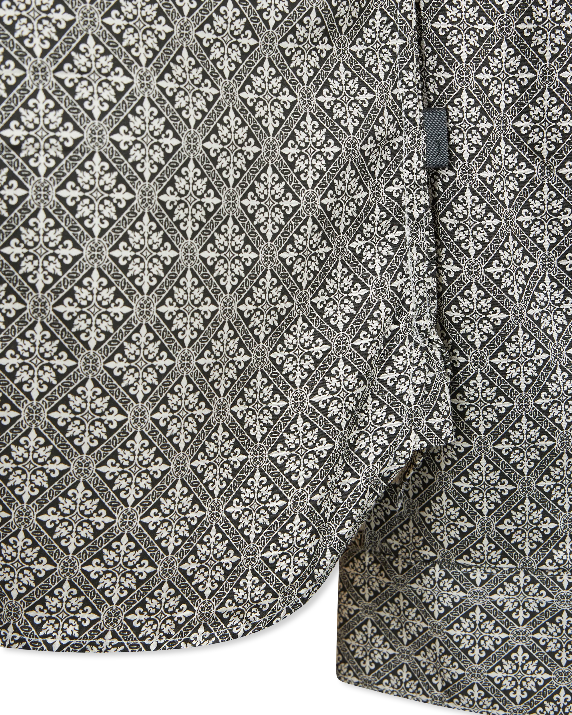 Rodney Foulard Printed Long Sleeve Shirt - DIHSAN