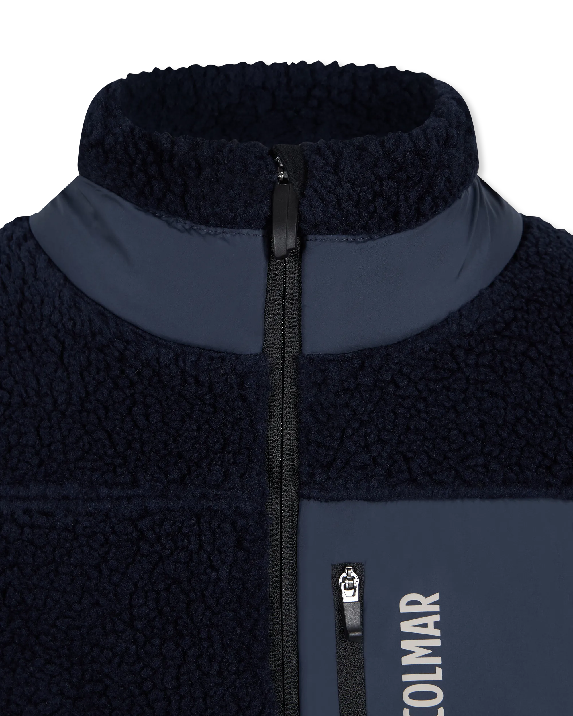 Sherpa Knit Zip-Up Sweatshirt