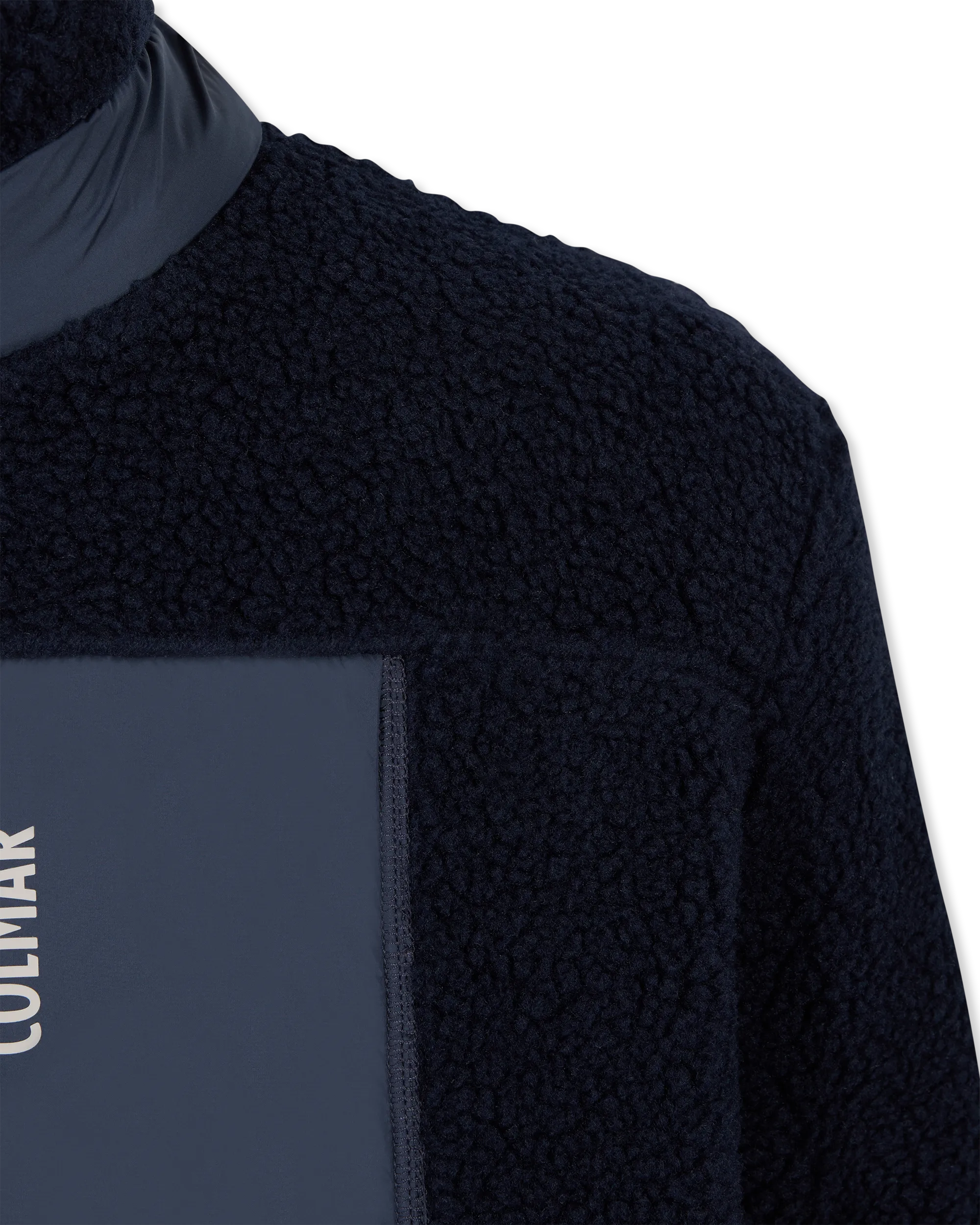 Sherpa Knit Zip-Up Sweatshirt