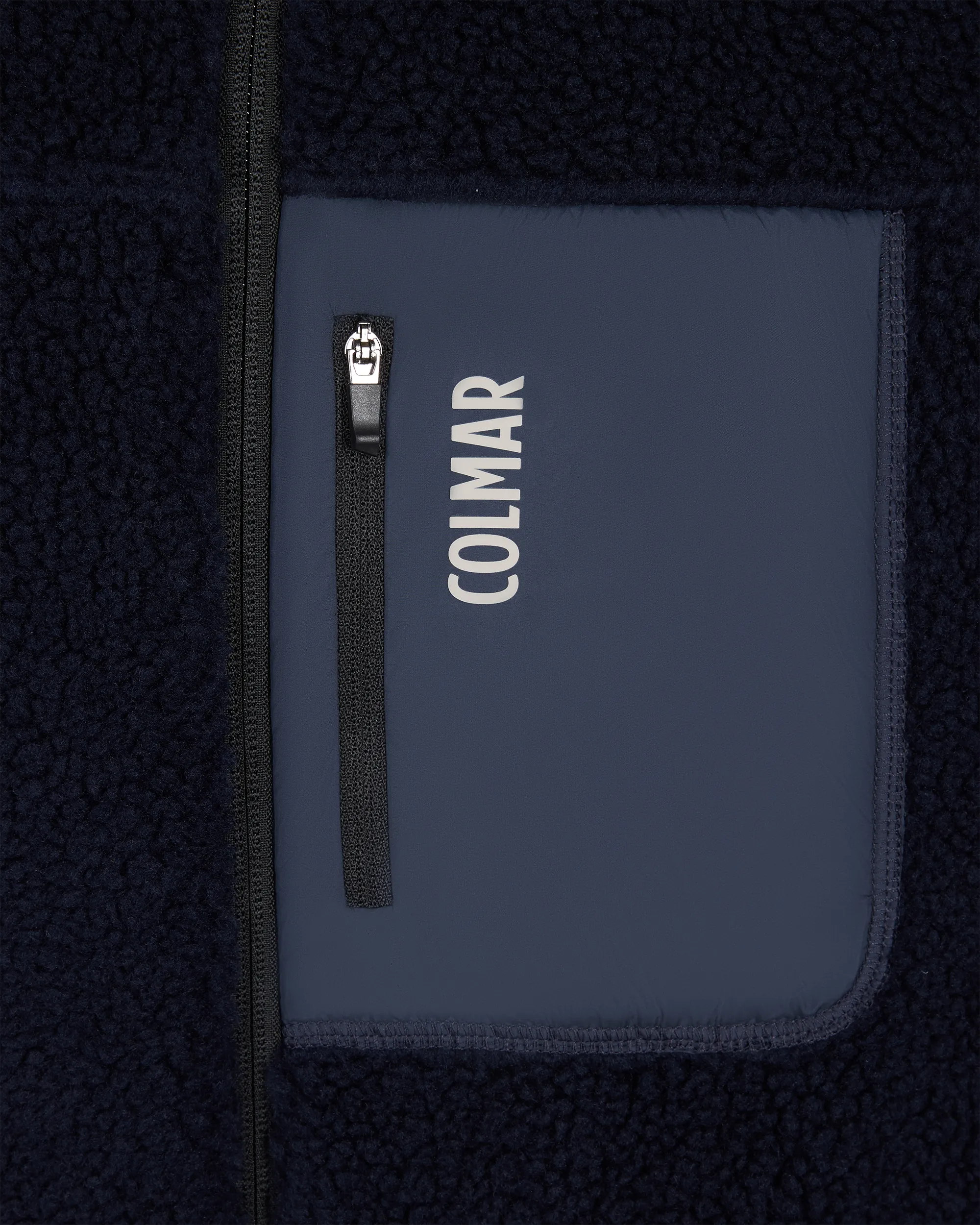 Sherpa Knit Zip-Up Sweatshirt