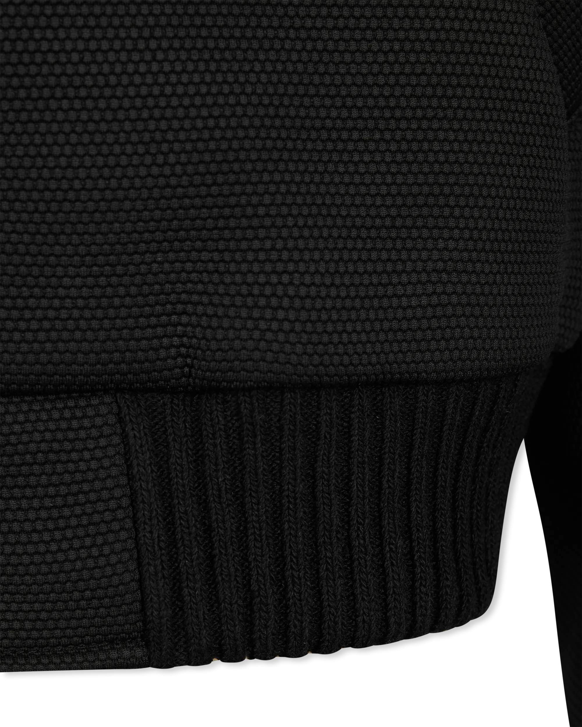 Evidence Honeycomb-Effect Knit Bomber Jacket