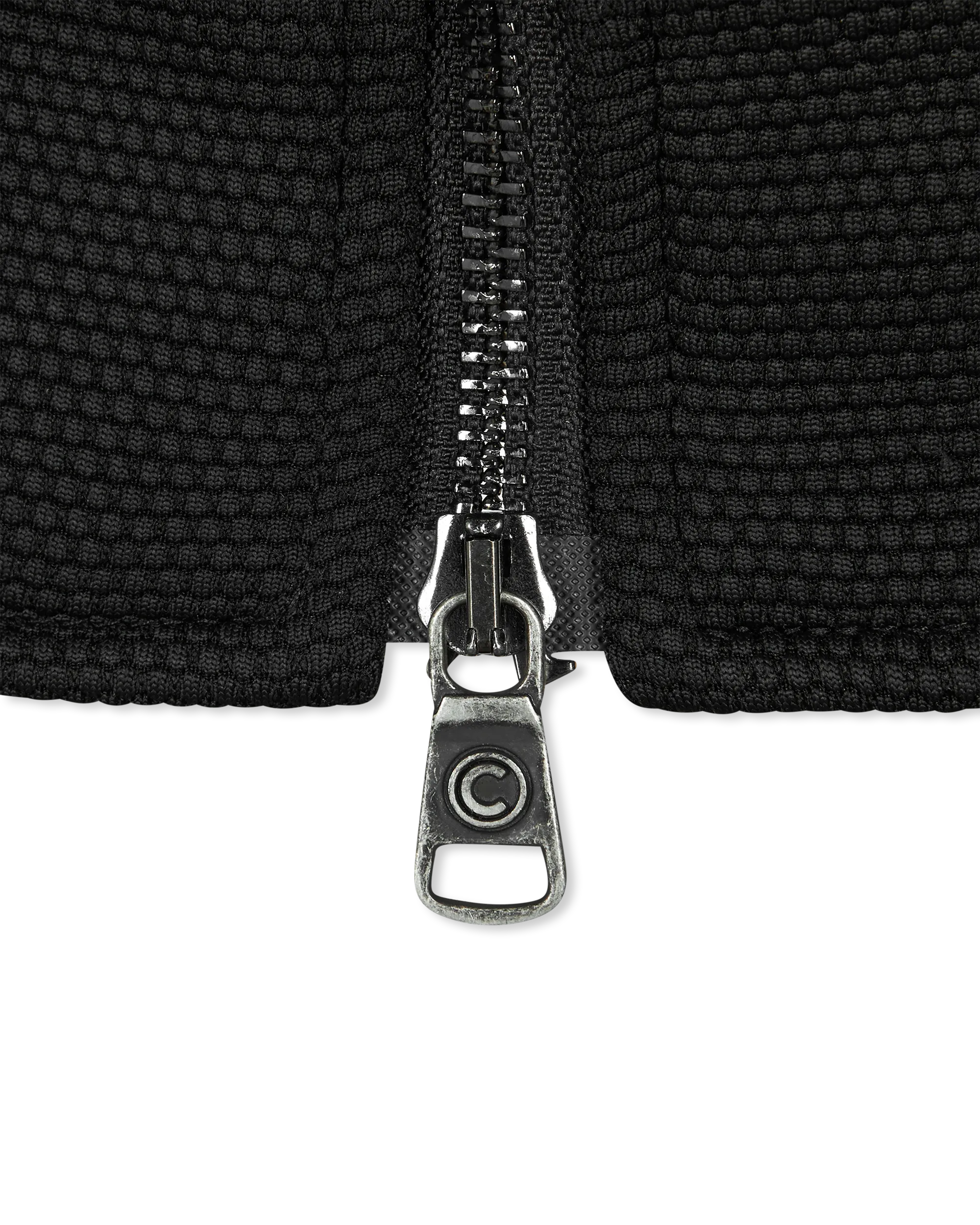 Evidence Honeycomb-Effect Knit Bomber Jacket