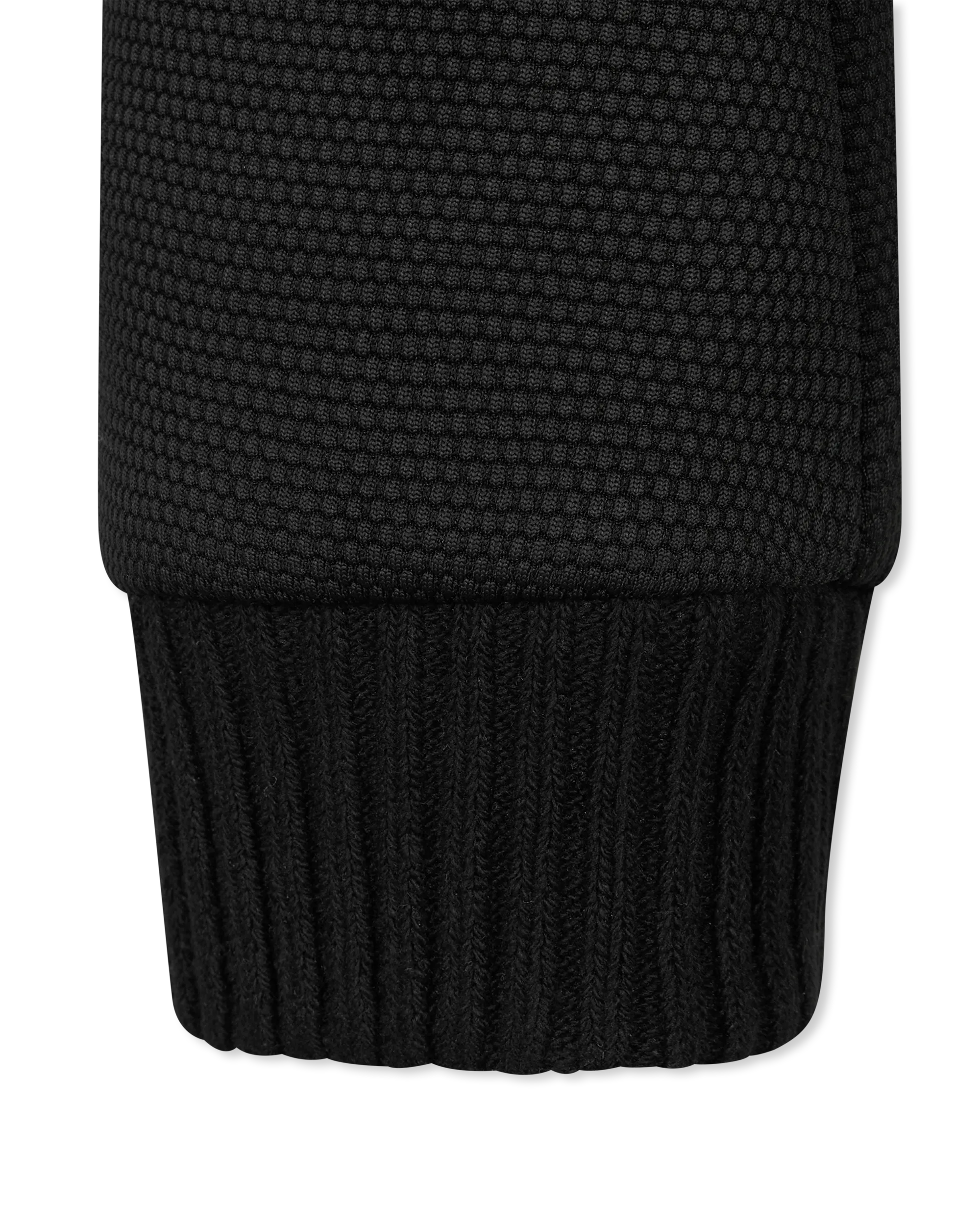 Evidence Honeycomb-Effect Knit Bomber Jacket
