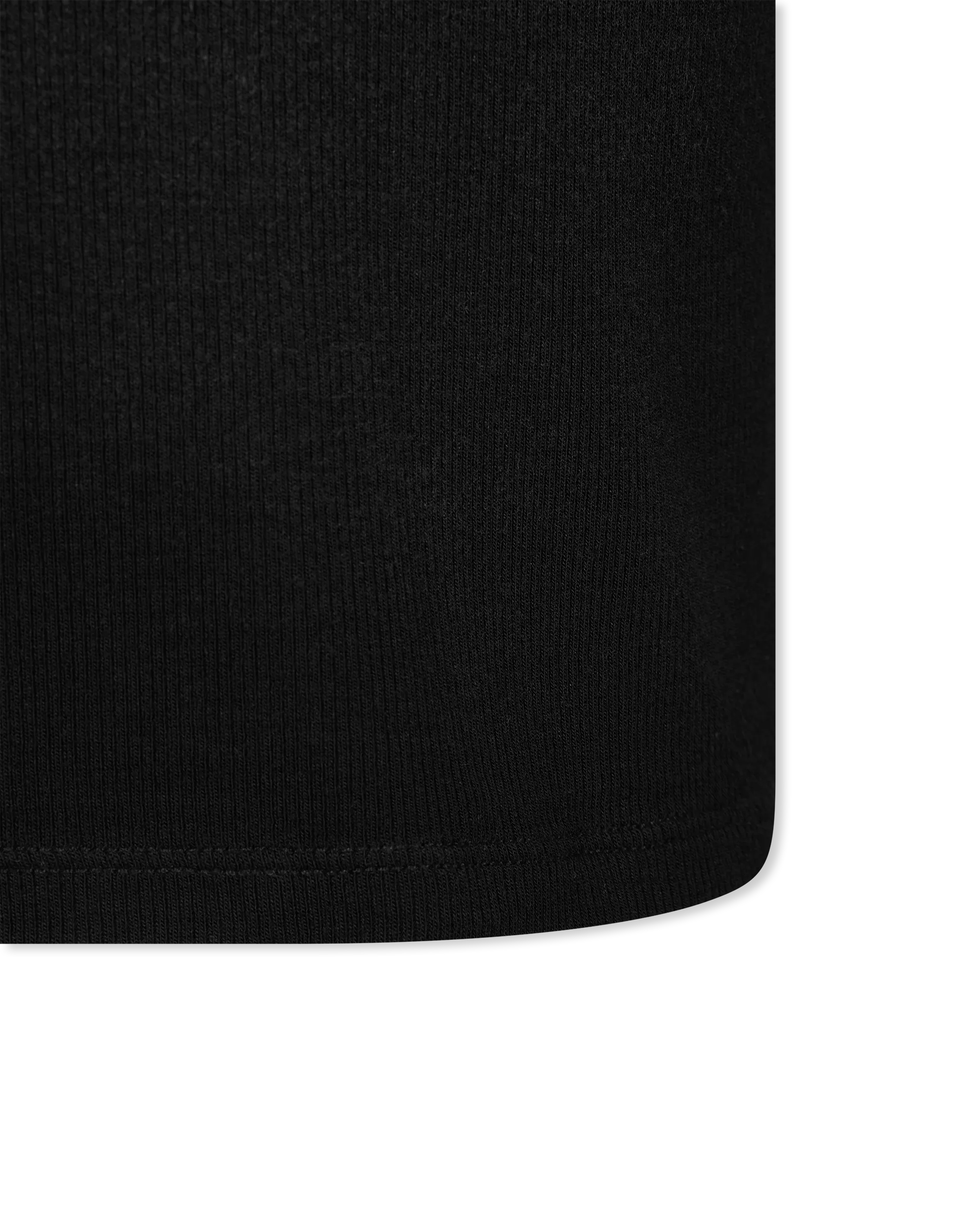 Cropped Rib Baby T-shirt - DIHSAN