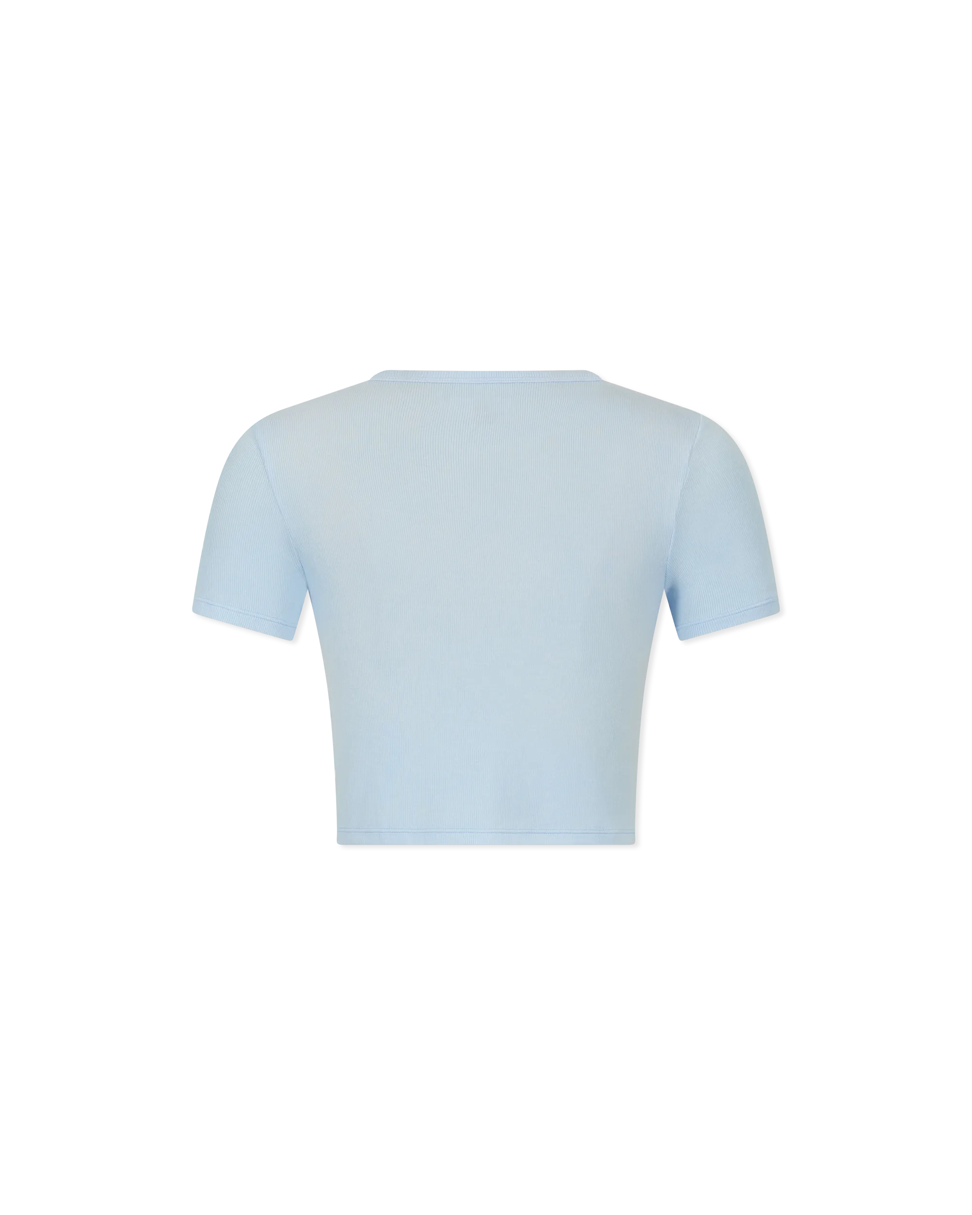 Cropped Rib Baby T-shirt - DIHSAN