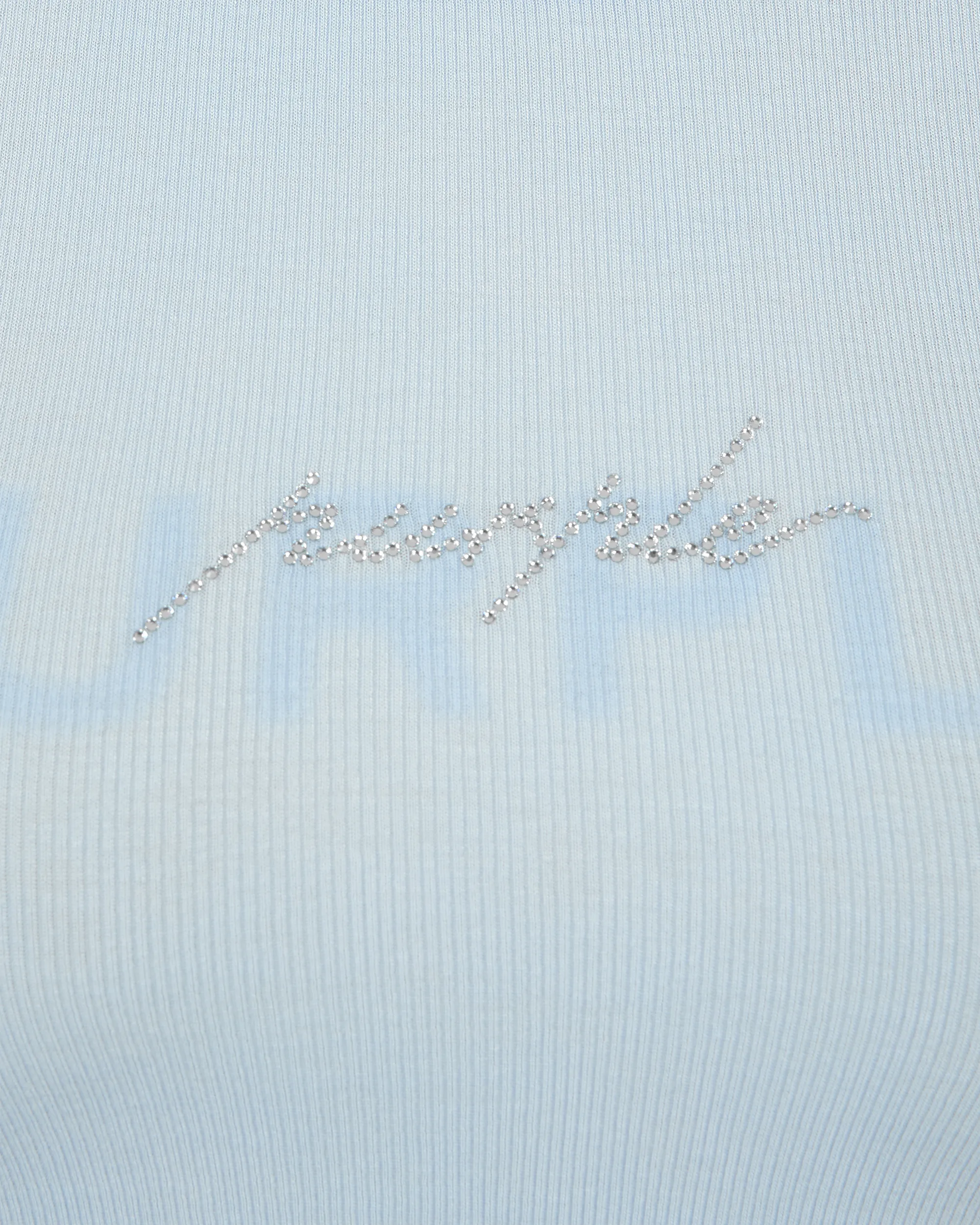 Cropped Rib Baby T-shirt - DIHSAN