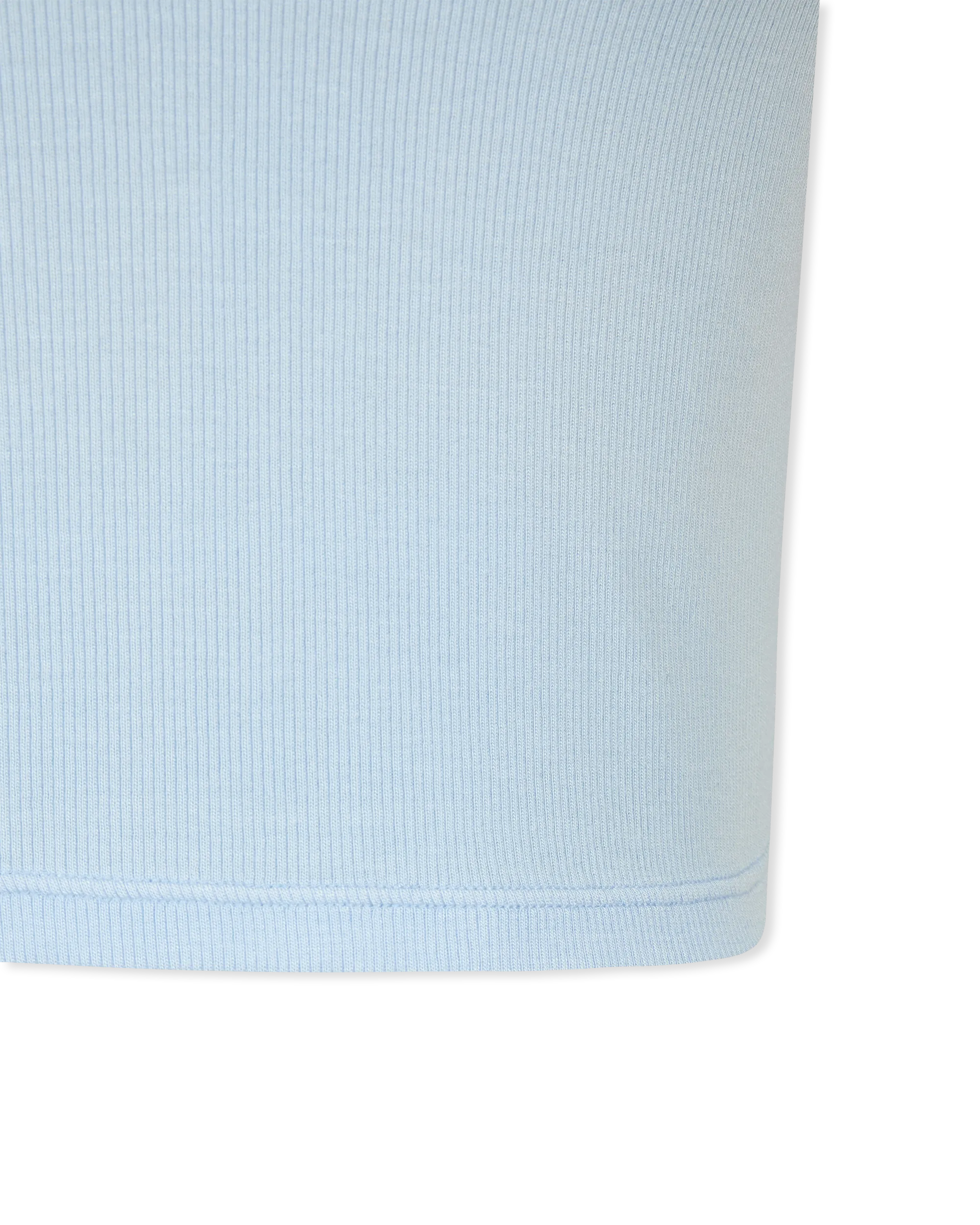 Cropped Rib Baby T-shirt - DIHSAN