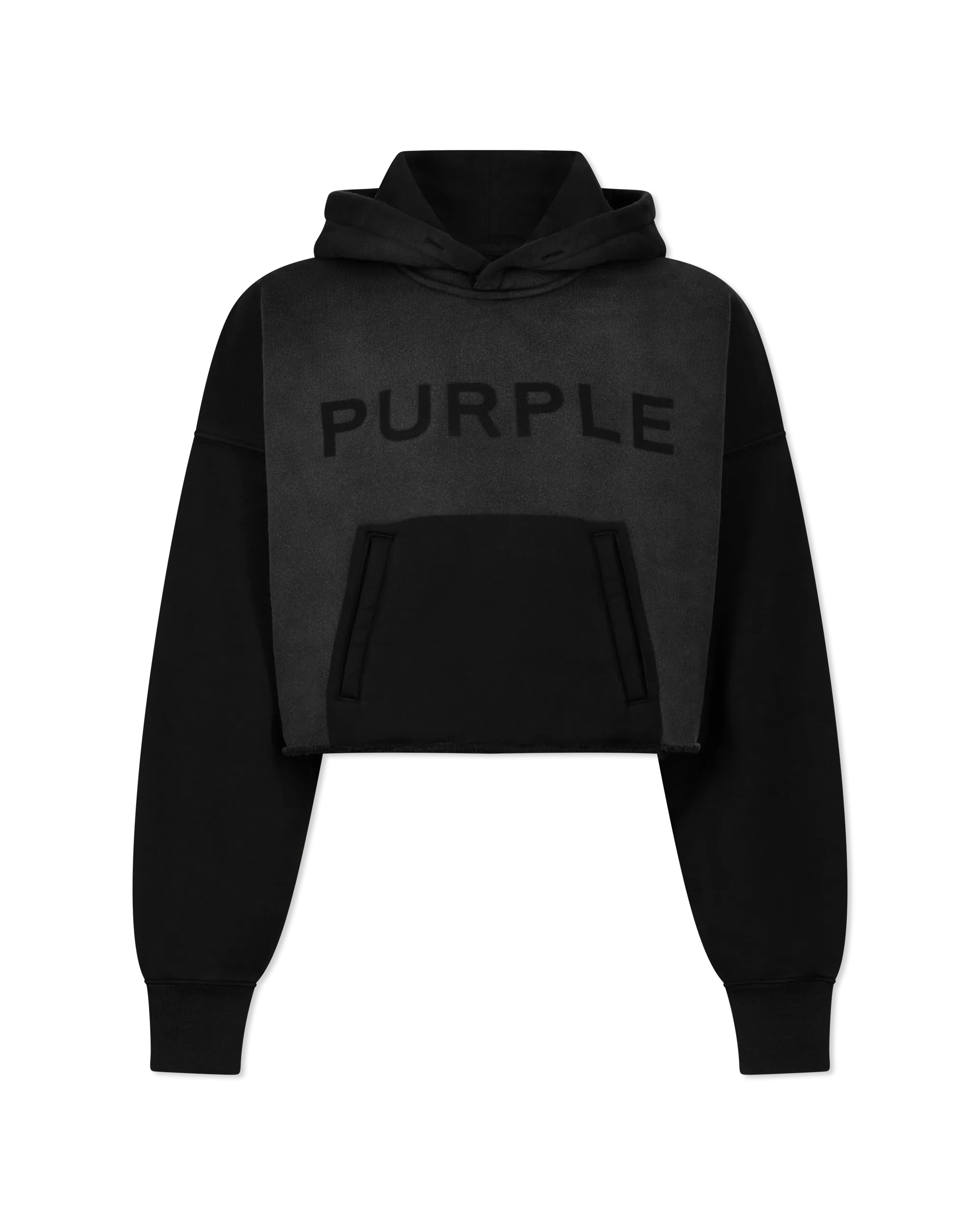 Heavyweight Fleece Raw Hem Hoodie - DIHSAN