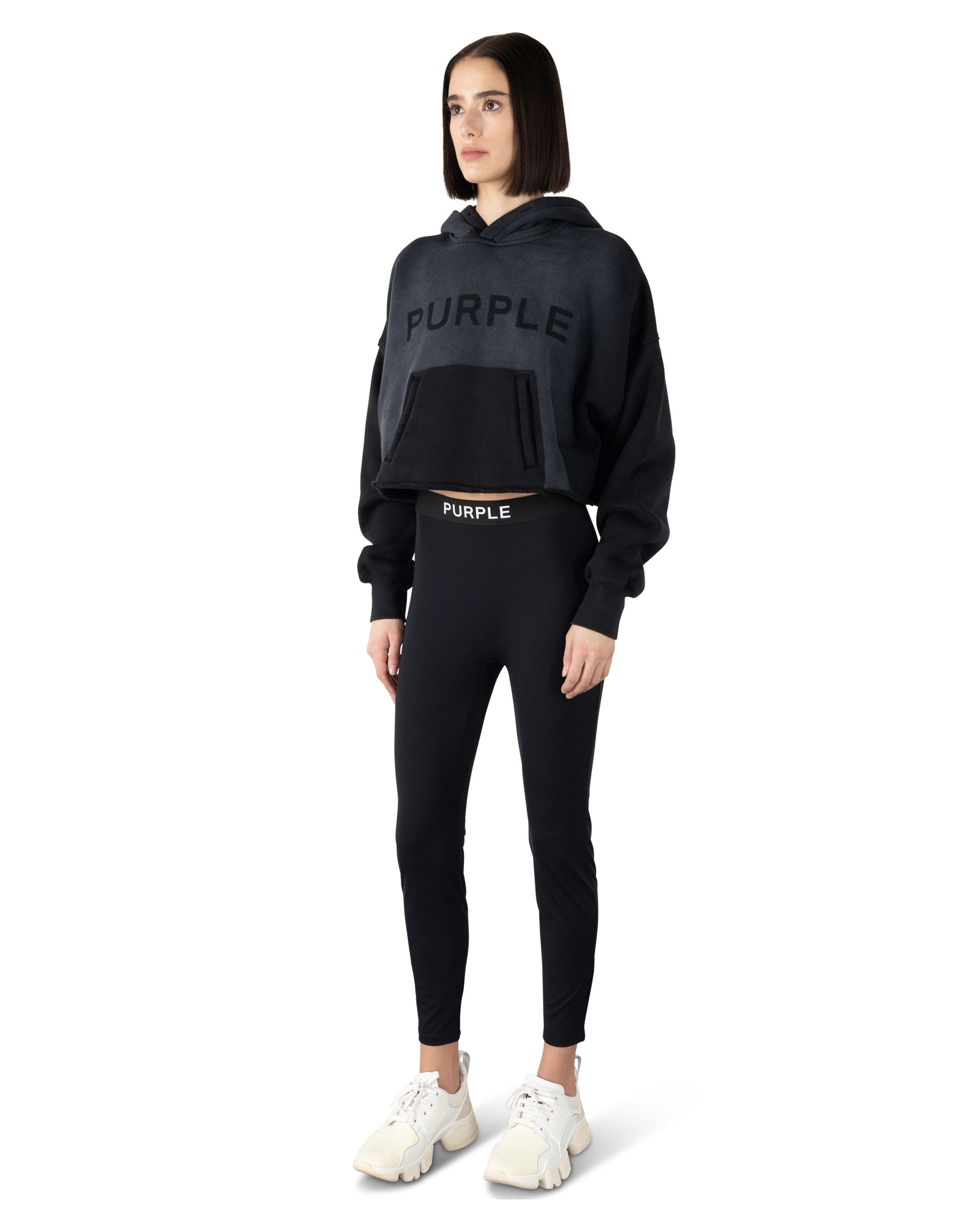 Heavyweight Fleece Raw Hem Hoodie