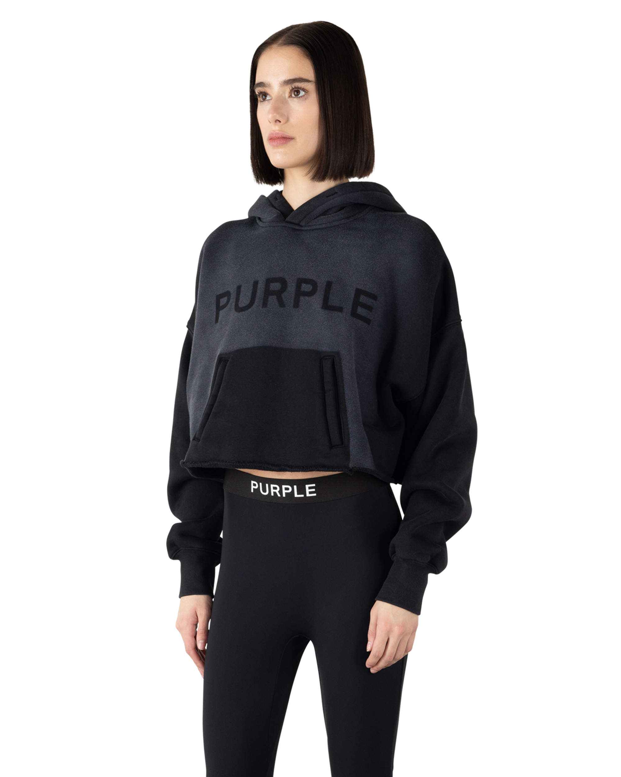 Heavyweight Fleece Raw Hem Hoodie