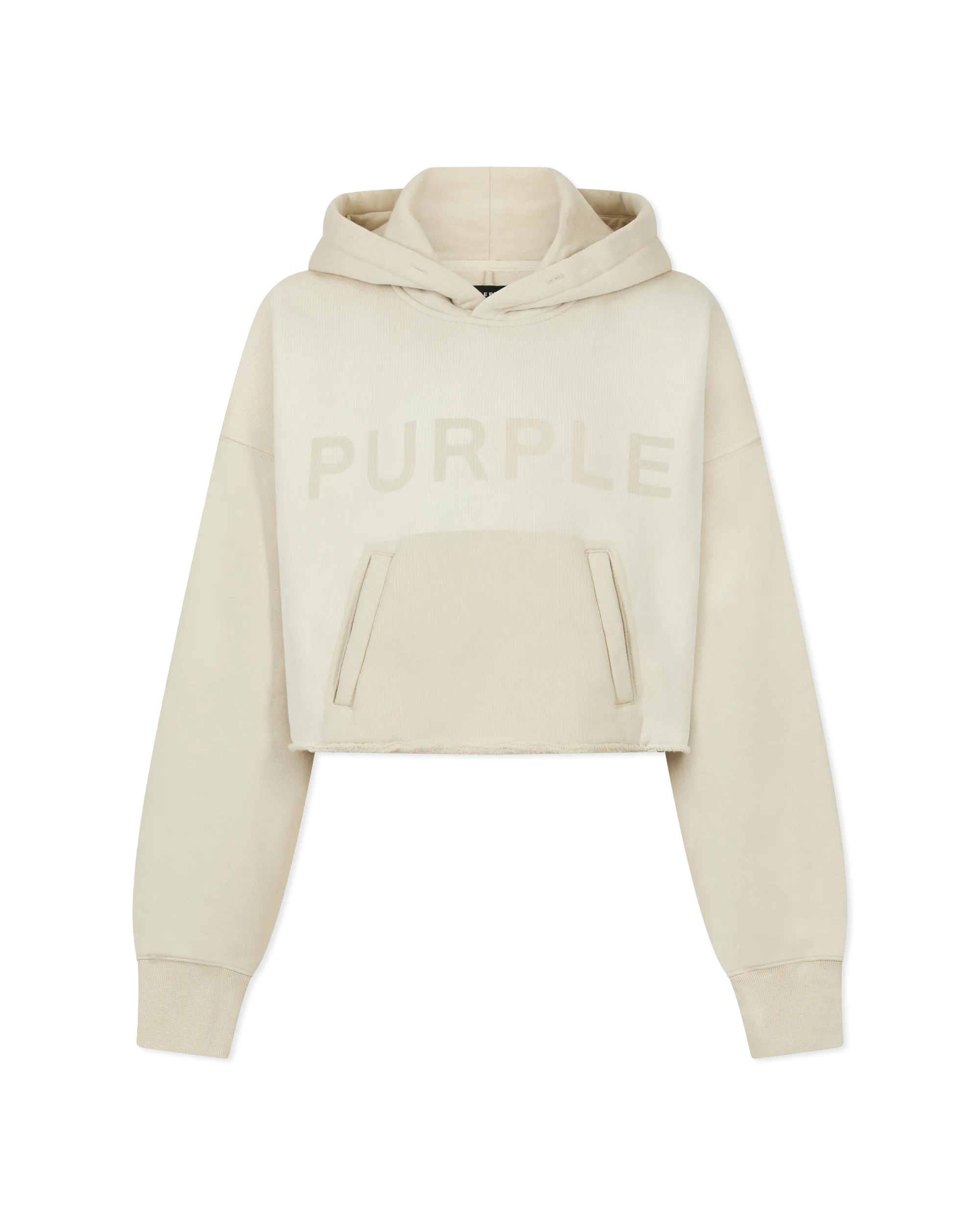 Heavyweight Fleece Raw Hem Hoodie - DIHSAN