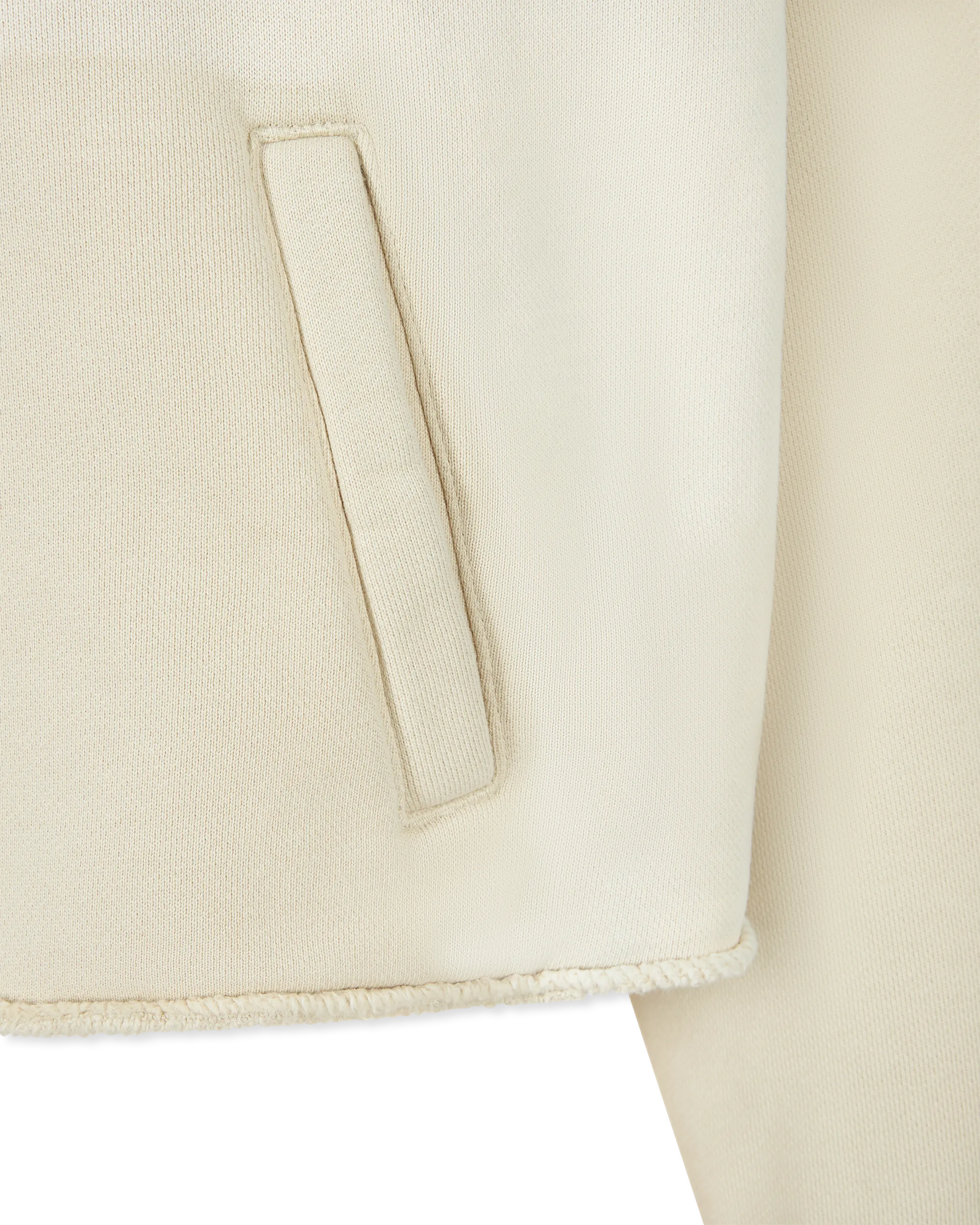 Heavyweight Fleece Raw Hem Hoodie - DIHSAN
