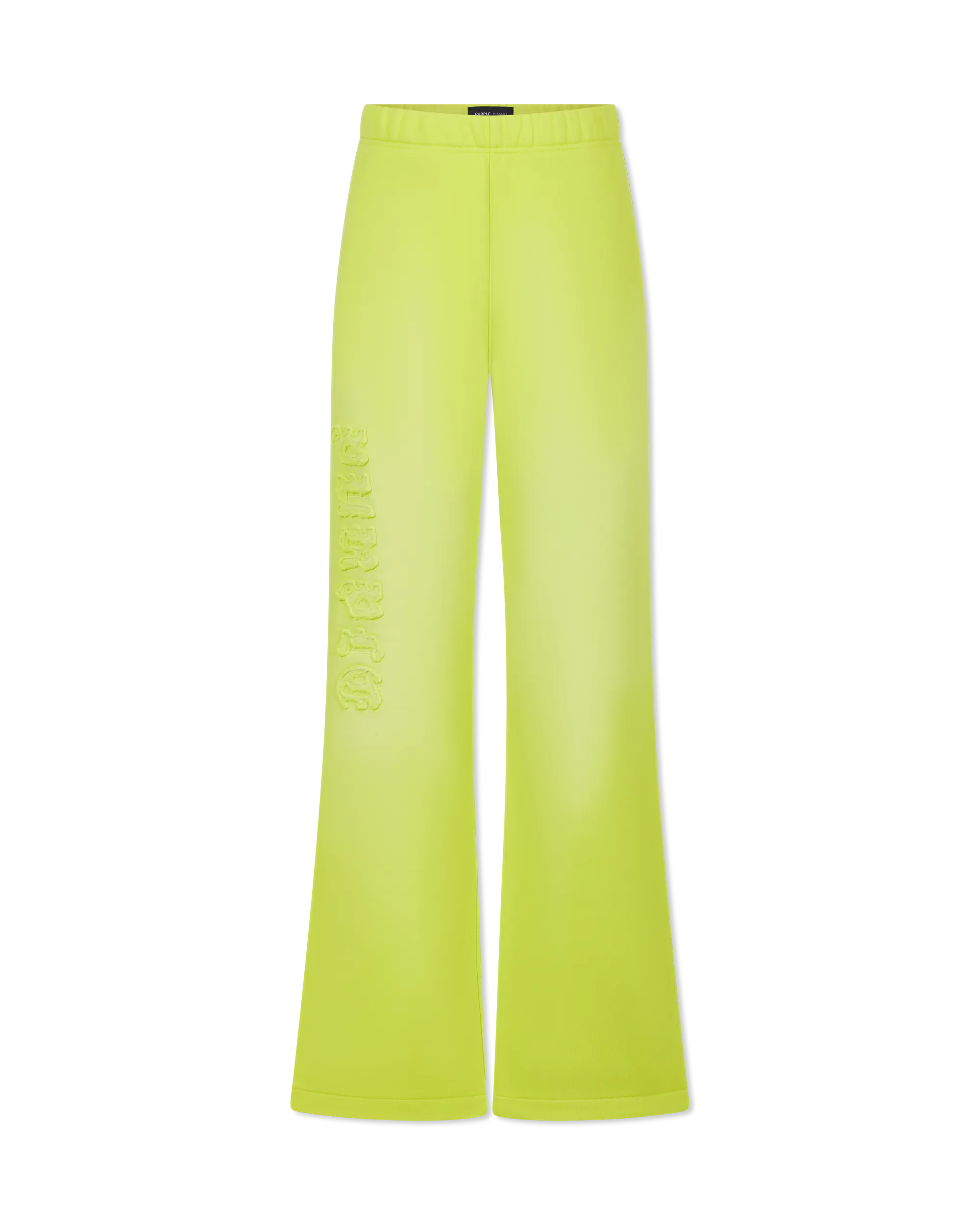 Heavyweight Flared Purple Designer Pants - DIHSAN
