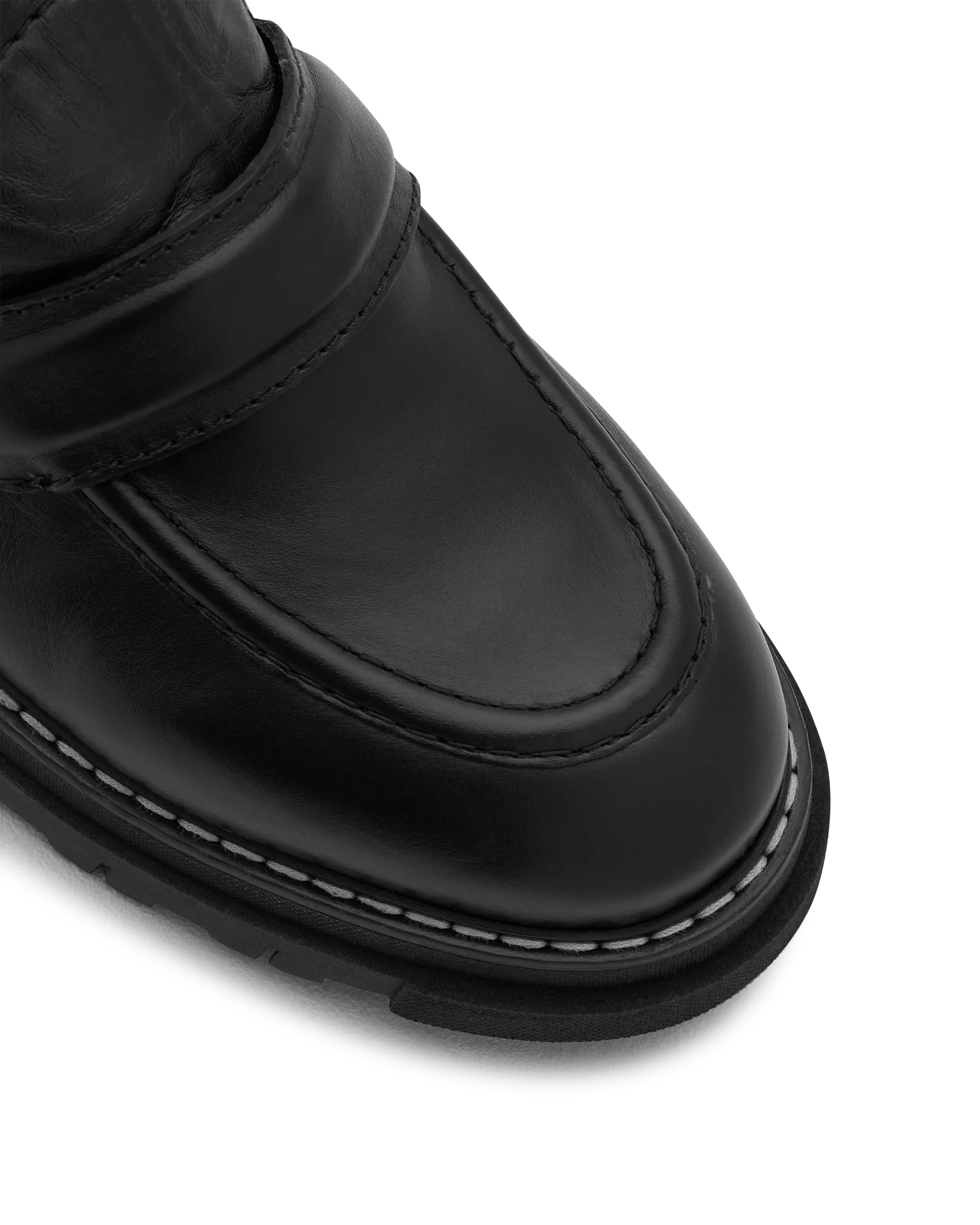 Della Leather Loafer - DIHSAN
