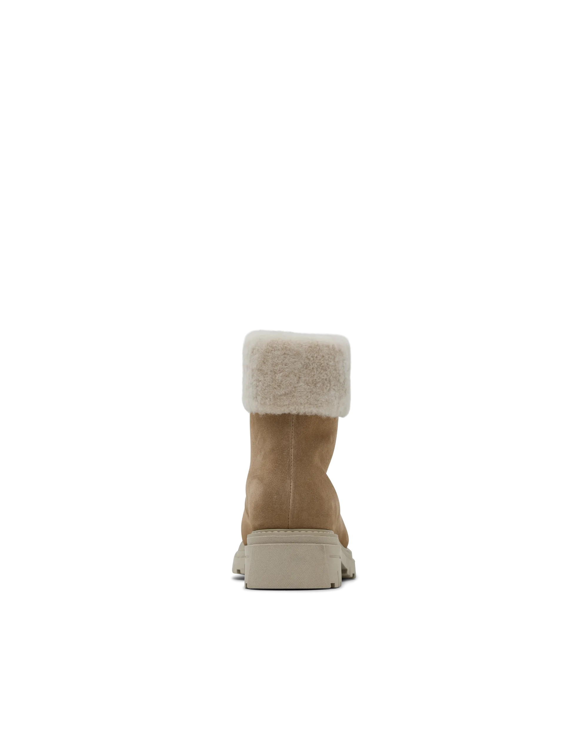Dafna Shearling-Lined Suede Boots - DIHSAN